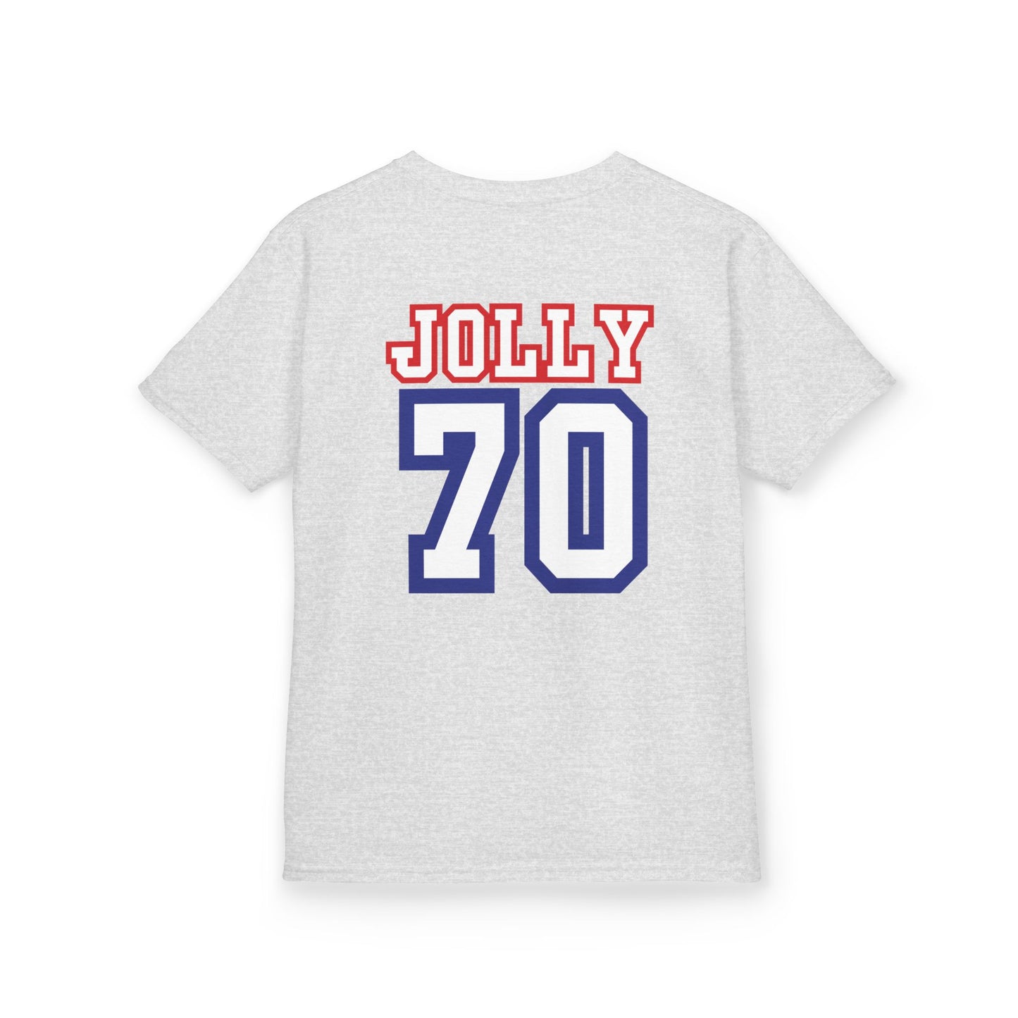 Custom Grandpa's Biggest Fans Kids T-Shirt - Jolly 70 Design, Perfect for Family Gatherings!