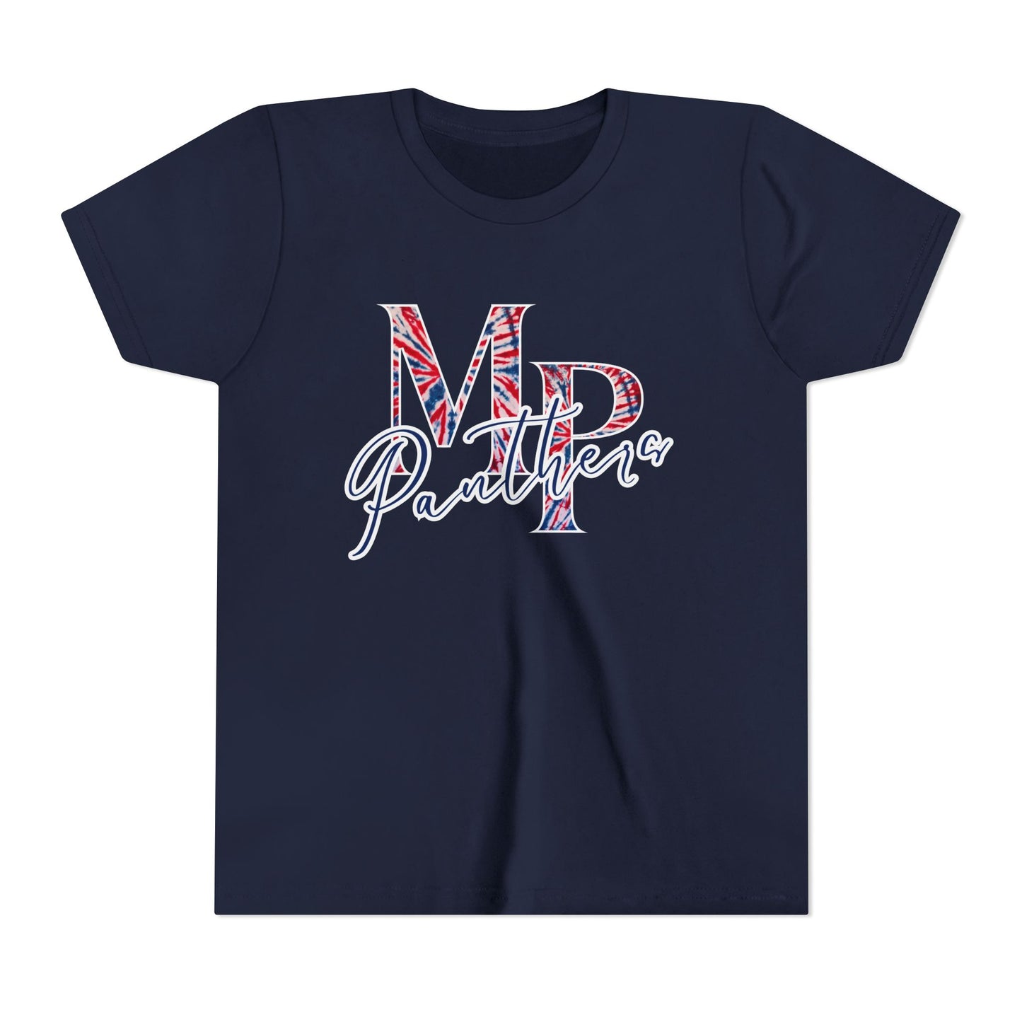 Miller Place Panthers Tie Dye MP- Youth Tee with Panther Print