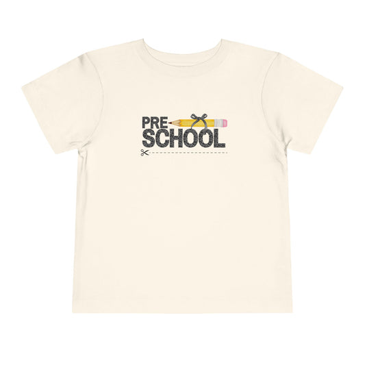 Preschool Girl Toddler Tee - Back to School Shirt for Kids