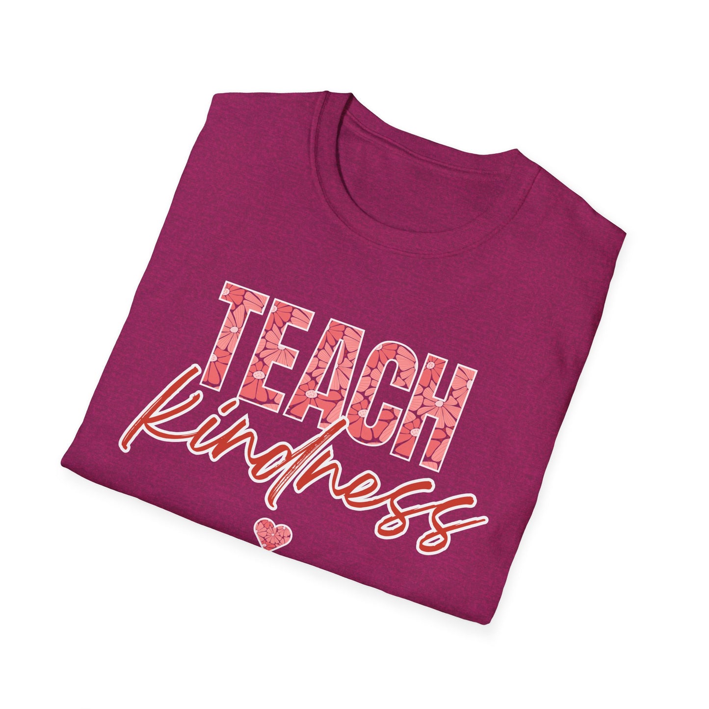 Teach Kind ness Teacher T-Shirt