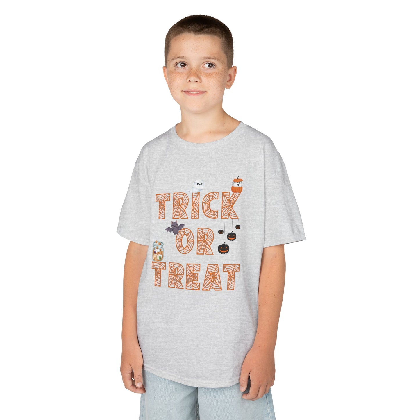 Trick or Treat Kids Tee, Halloween Shirt for Kids