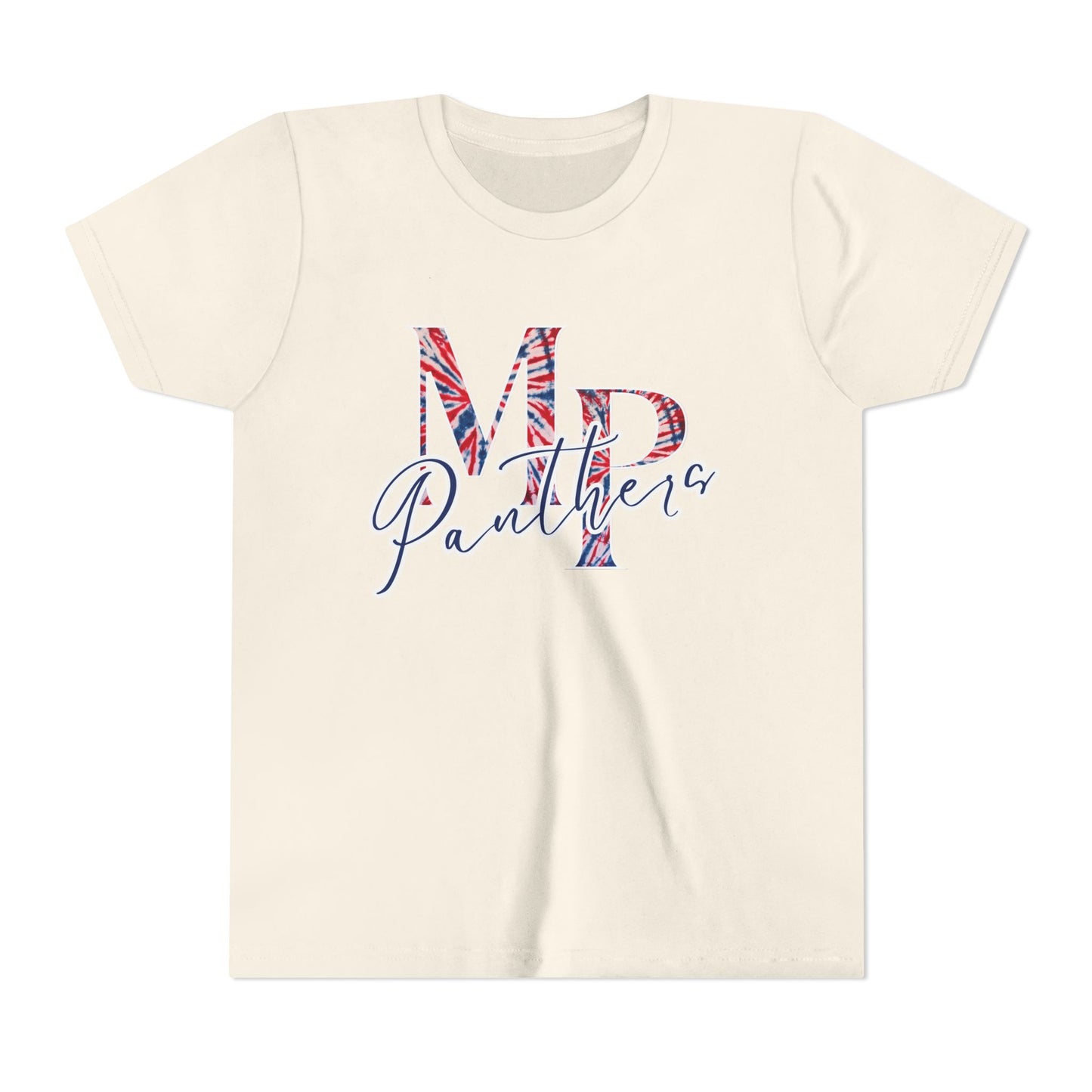 Miller Place Panthers Tie Dye MP- Youth Tee with Panther Print