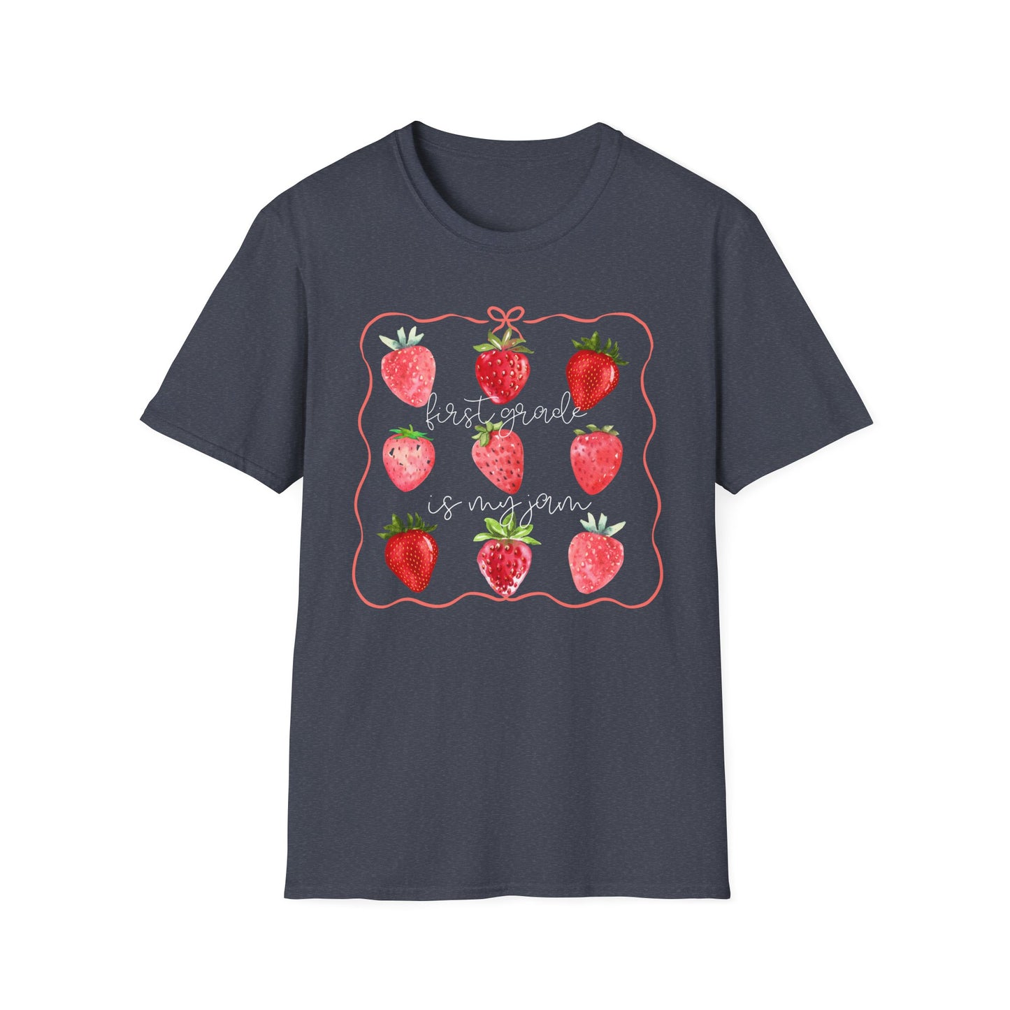 1st Grade is my Jam- Unisex Softstyle T-Shirt- Back to School