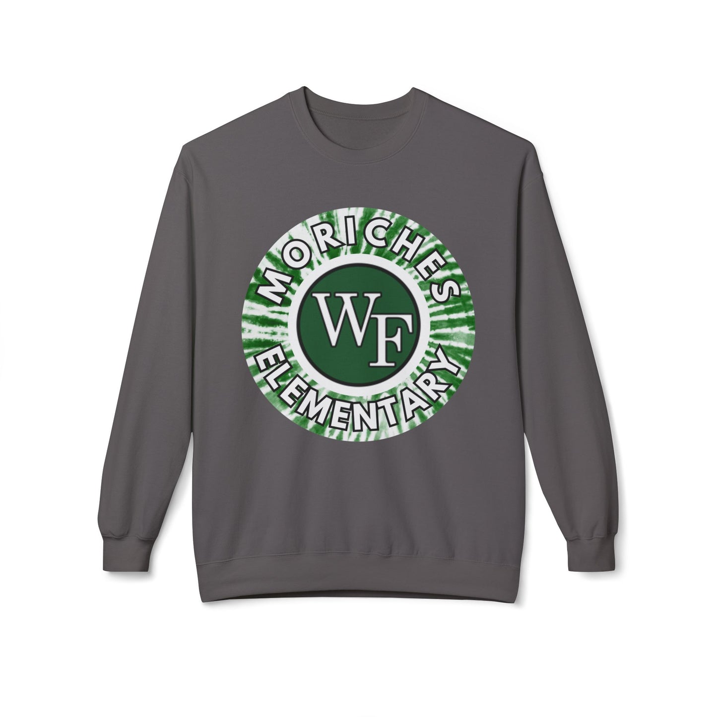 Moriches Tie Dye Logo-  Fleece Crewneck Sweatshirt