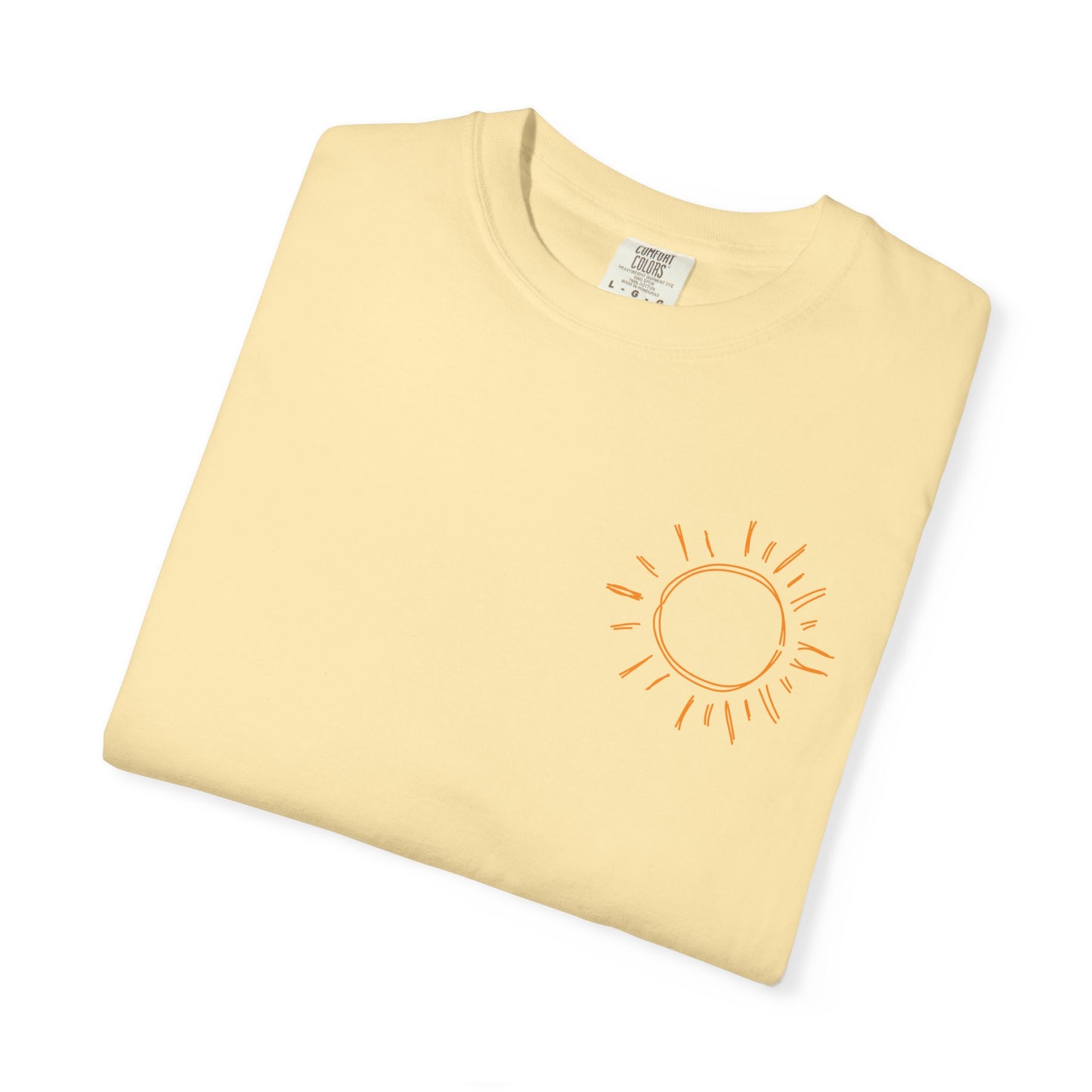 Sunshine State of Mind T-Shirt, Unisex Garment-Dyed Tee, Summer Vibe Shirt, Gift for Sunshine Lovers, Casual Wear, Retro Style