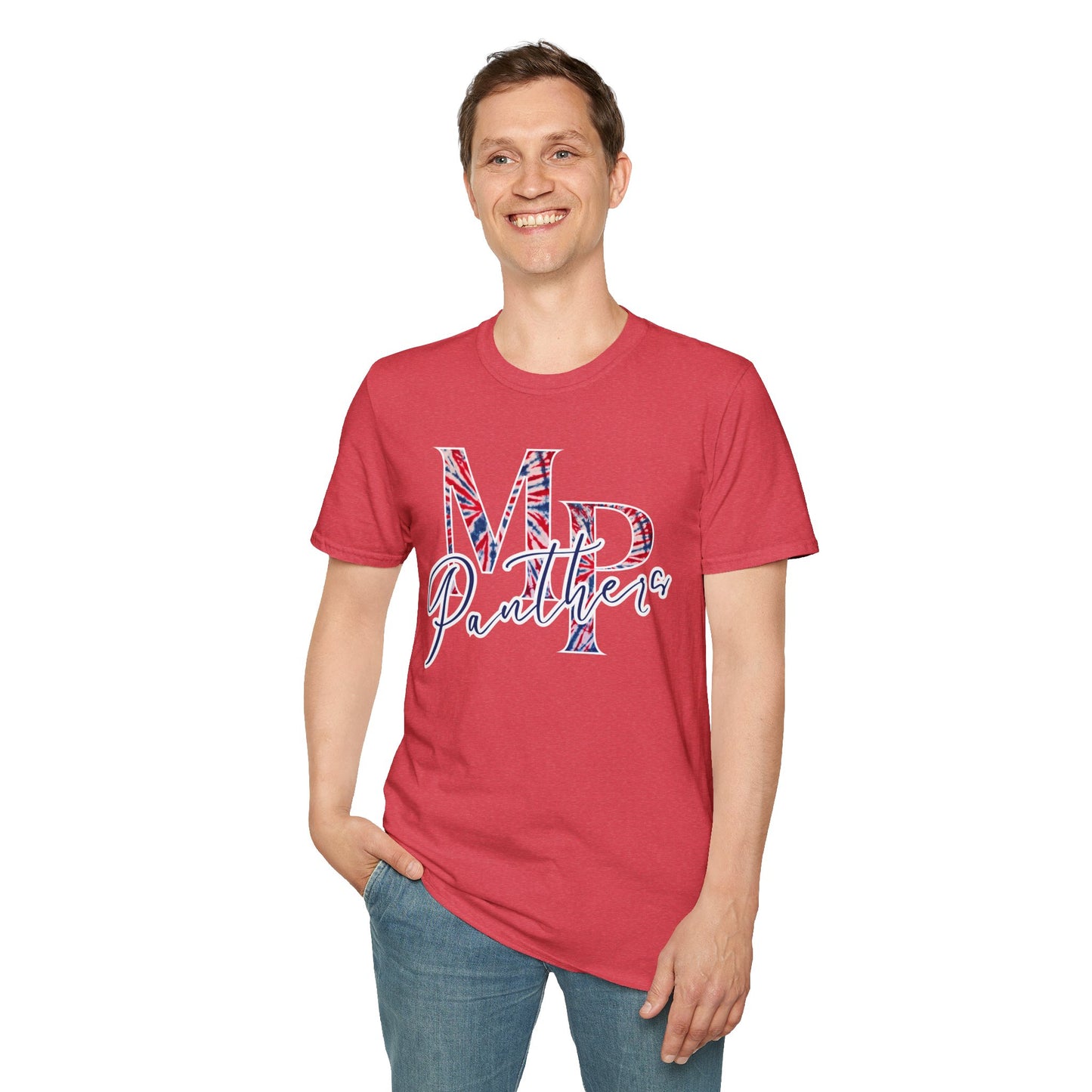 Miller Place Panther Tie Dye Unisex Graphic T-Shirt
