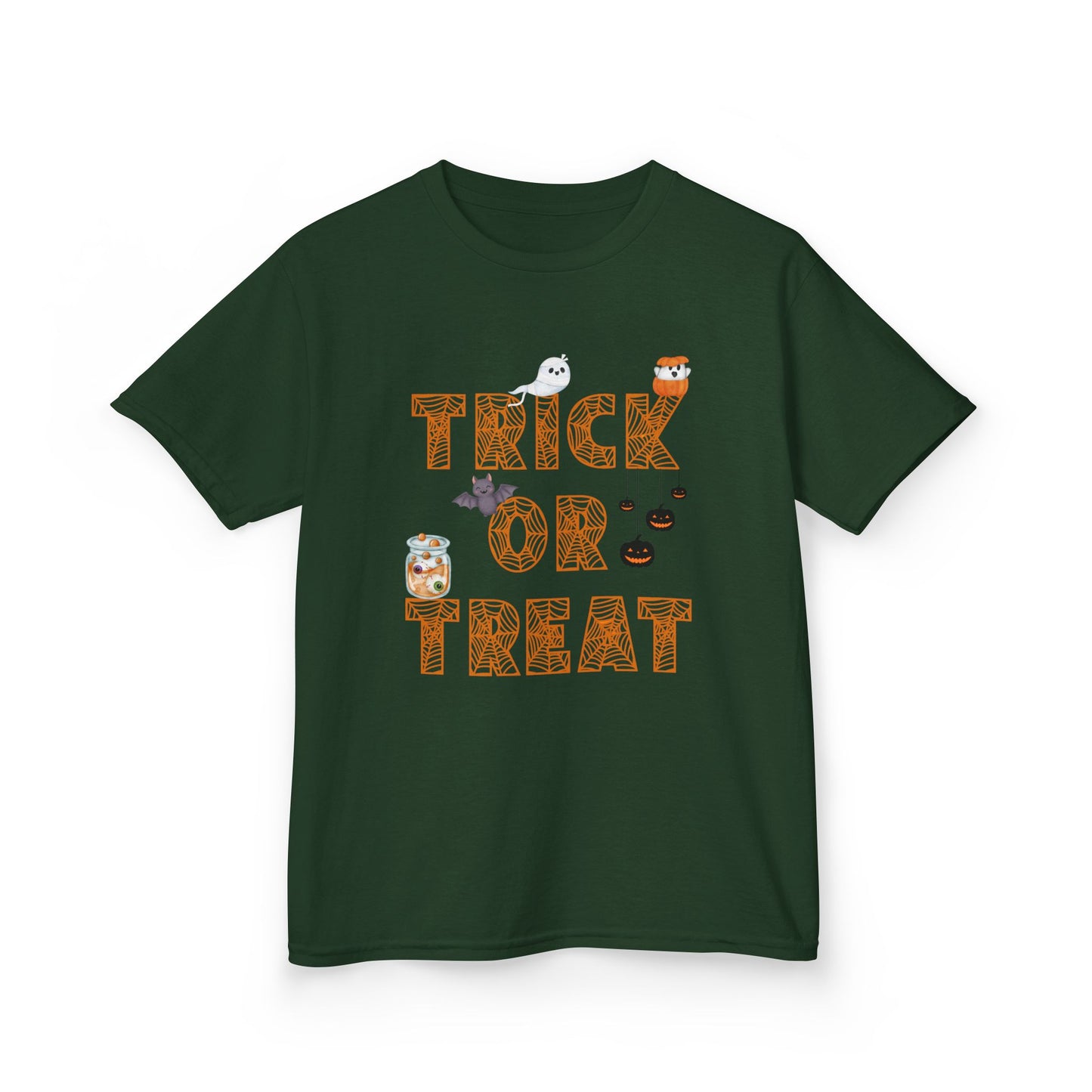 Trick or Treat Kids Tee, Halloween Shirt for Kids