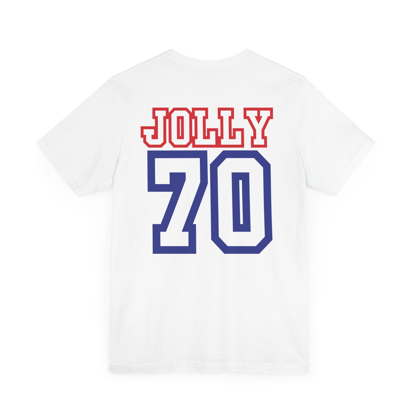 Custom- Jolly- Grandpa's Biggest Fans Unisex Short Sleeve Tee - Perfect for Father's Day Celebrations
