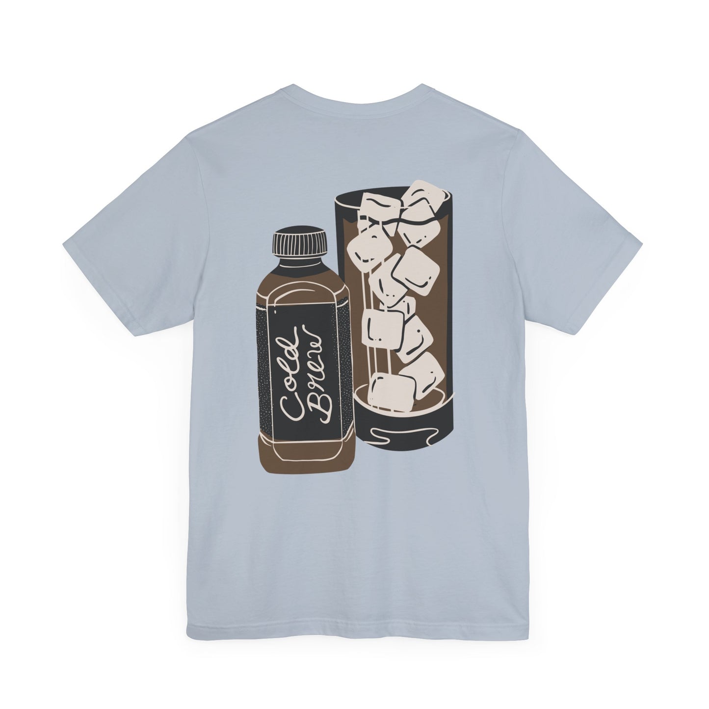 Cold Brew Coffee Lovers Tee, Unisex Jersey Shirt for Coffee Lovers