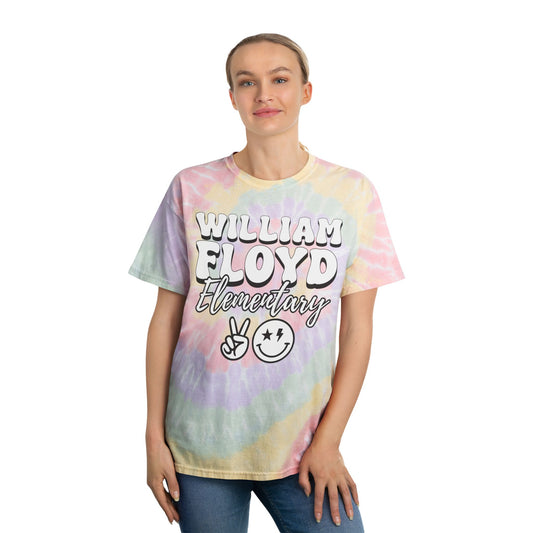 William Floyd Elementary Tie-Dye Tee - Fun Spiral Design