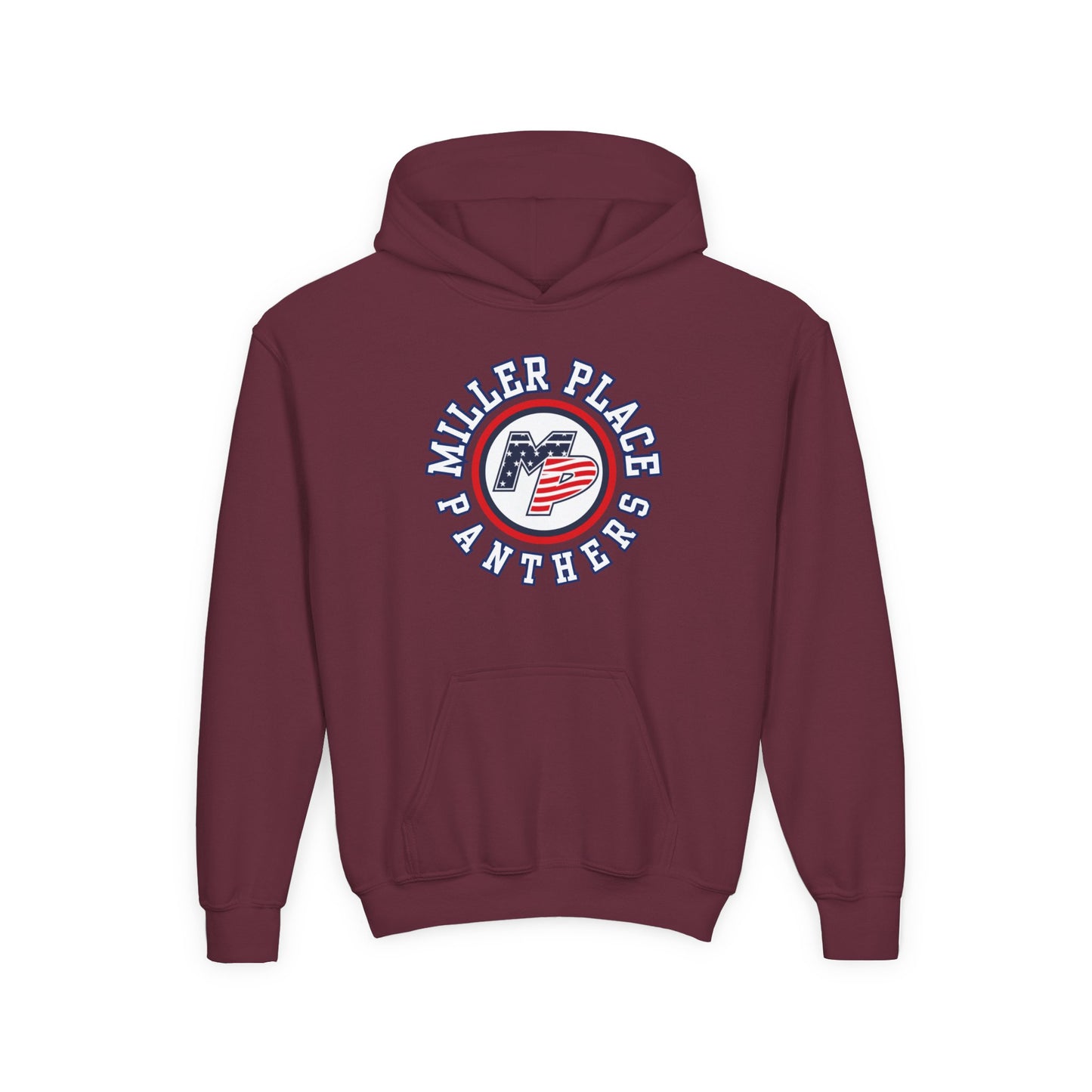 Miller Place Panther Youth Spirit Hoodie - Cozy Youth Sweatshirt