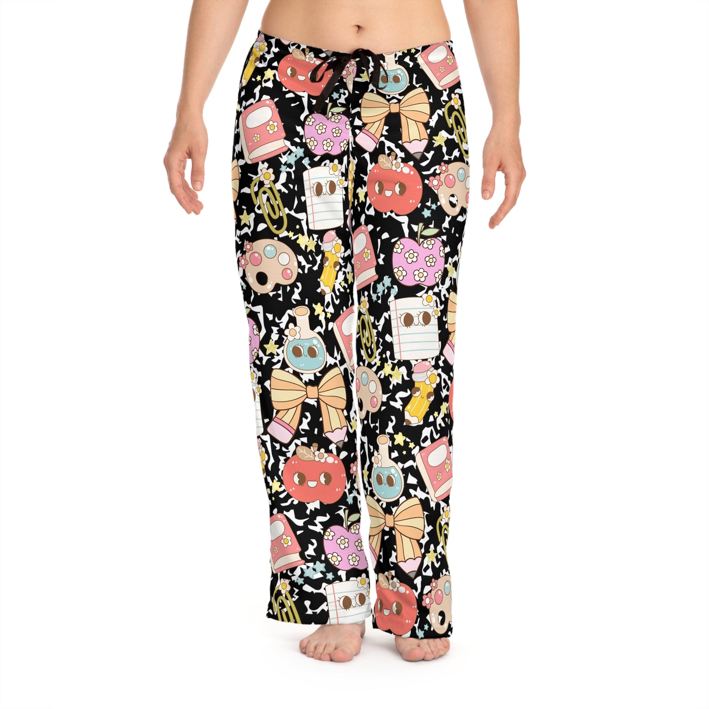 Composition Girly Pop- Teacher- Back to School- Patterned Women's Pajama Pants