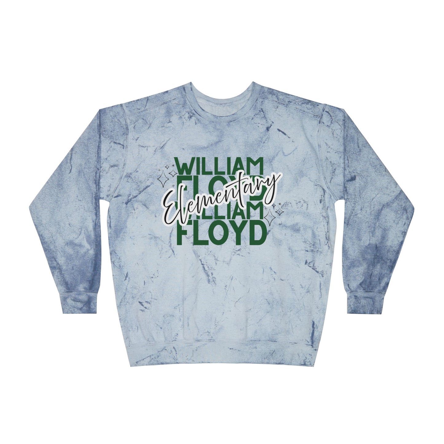 WFE Color Blast Crewneck Sweatshirt for School Spirit | 'Expect Success'