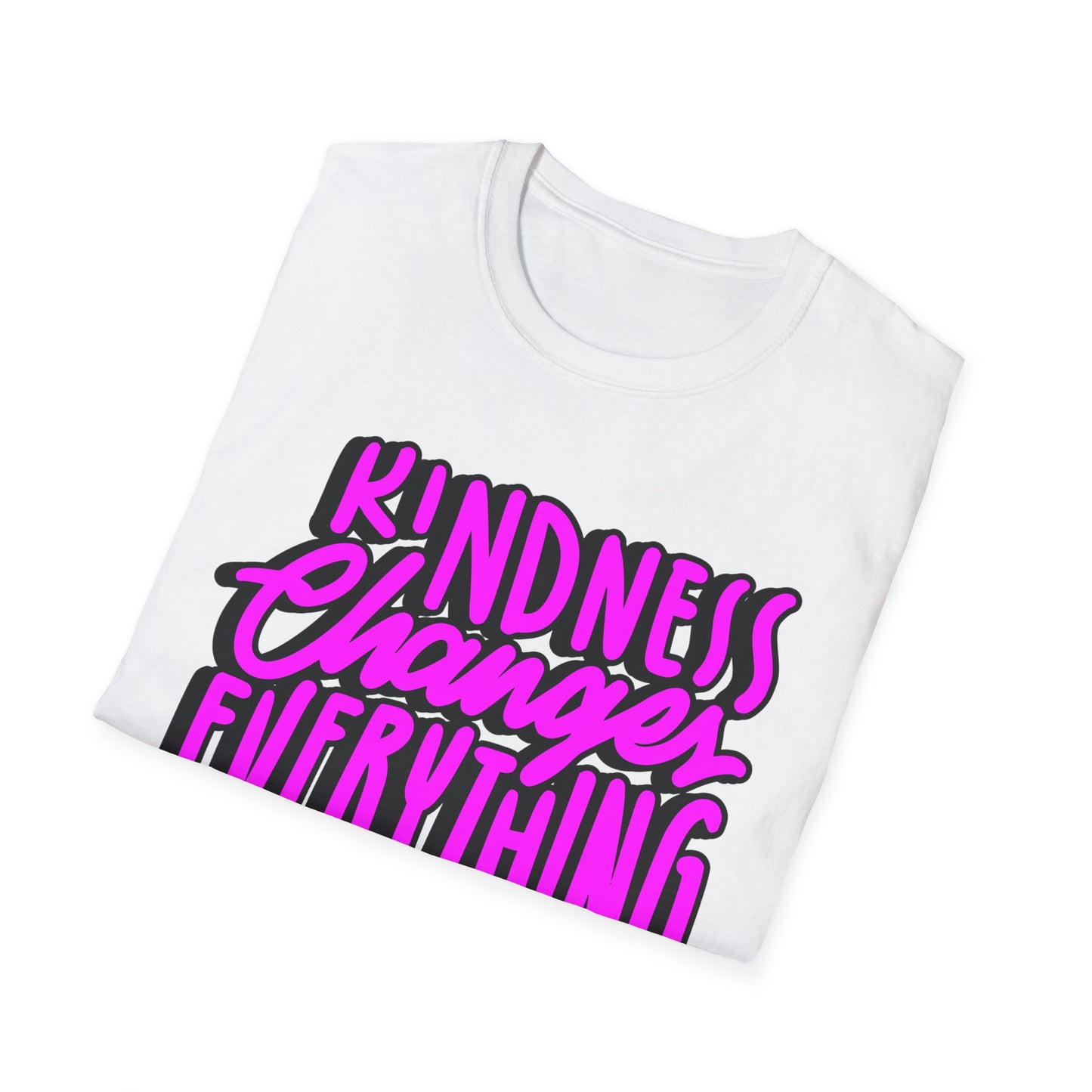 Kindness Changes Everything T-Shirt, Unisex Softstyle Tee
