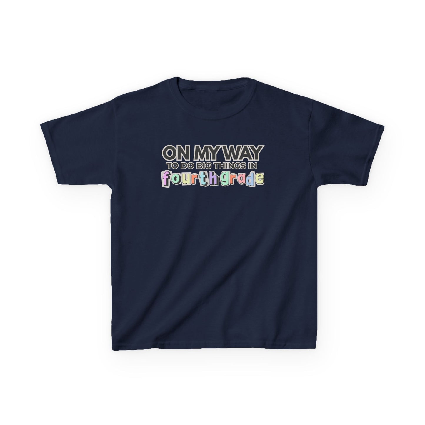 Big Things in 4th Grade- Kids Back to School Shirt