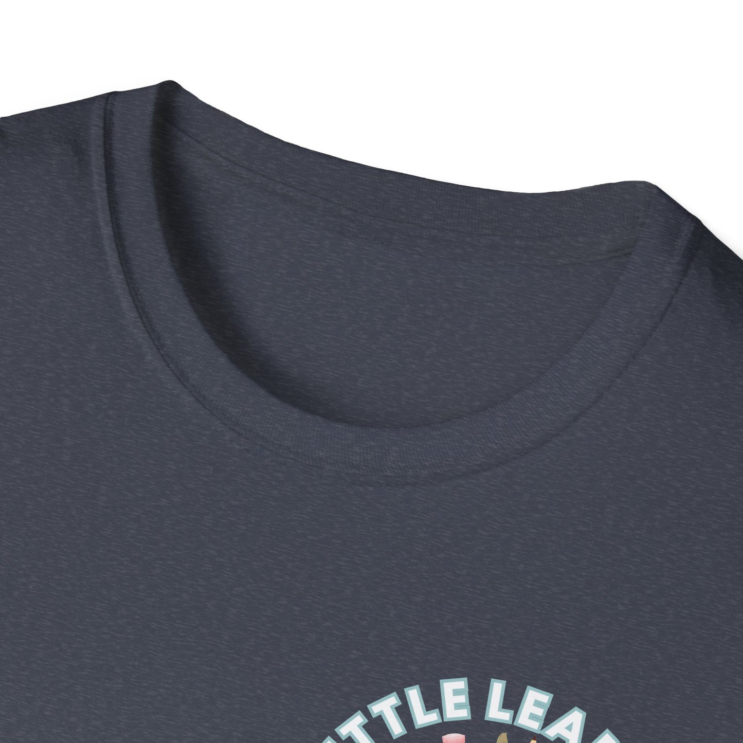 Little Leaders Teacher w/ Backpack Design Unisex Softstyle T-Shirt