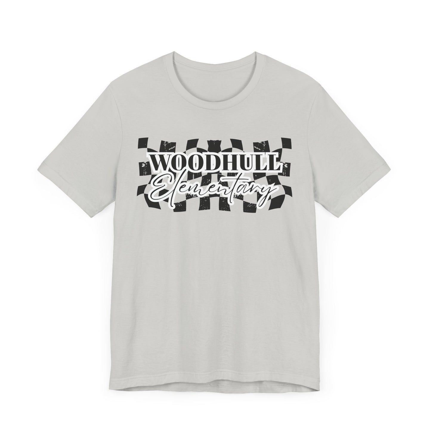 Woodhull Checkered Logo Unisex Jersey Tee