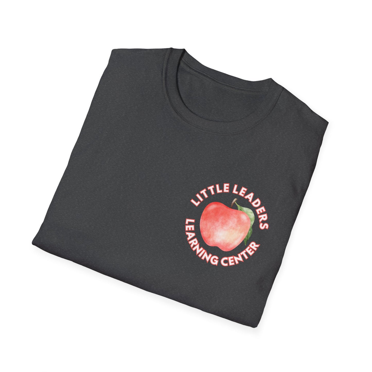 Little Leaders Teacher w/ Apple Design Unisex Softstyle T-Shirt