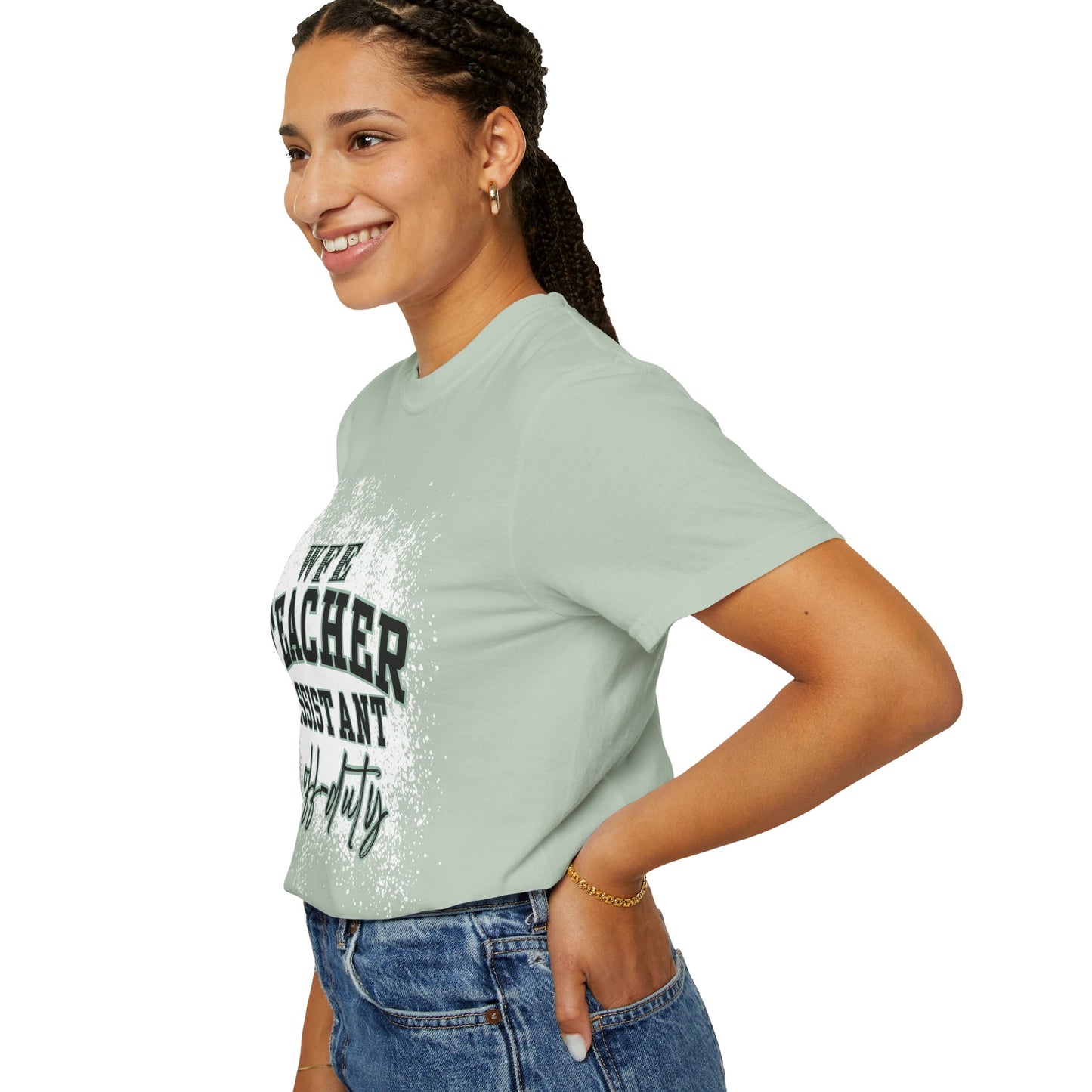 WFE Teacher Assistant Off-Duty T-shirt | Unisex Garment-Dyed Tee for End of the Year