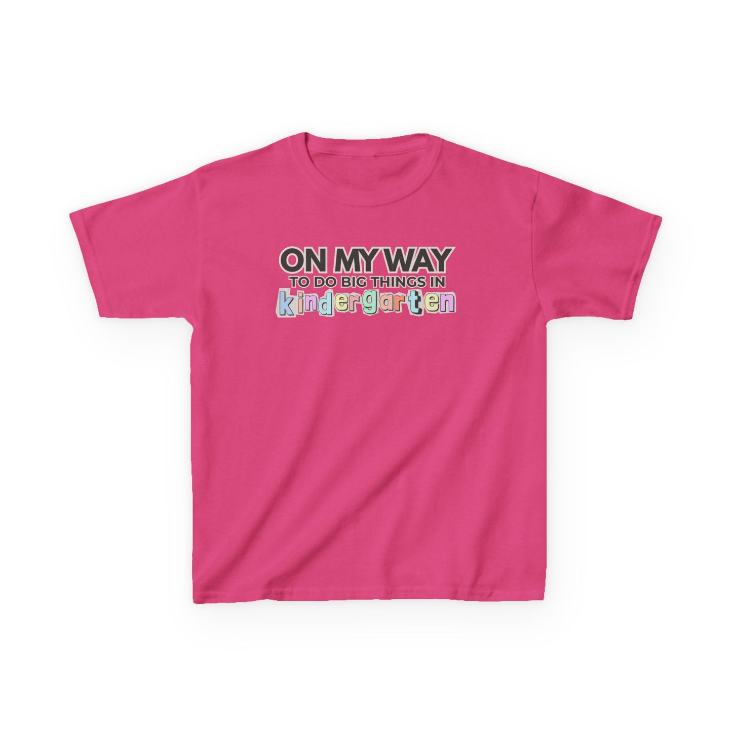 Big Things in Kindergarten- Kids Back to School Shirt
