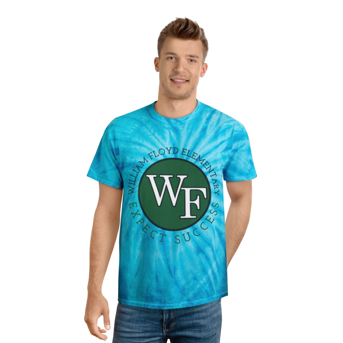 WFE Tie-Dye Tee, Fun Summer Shirt, Unique Gift, Vibrant Cyclone Style