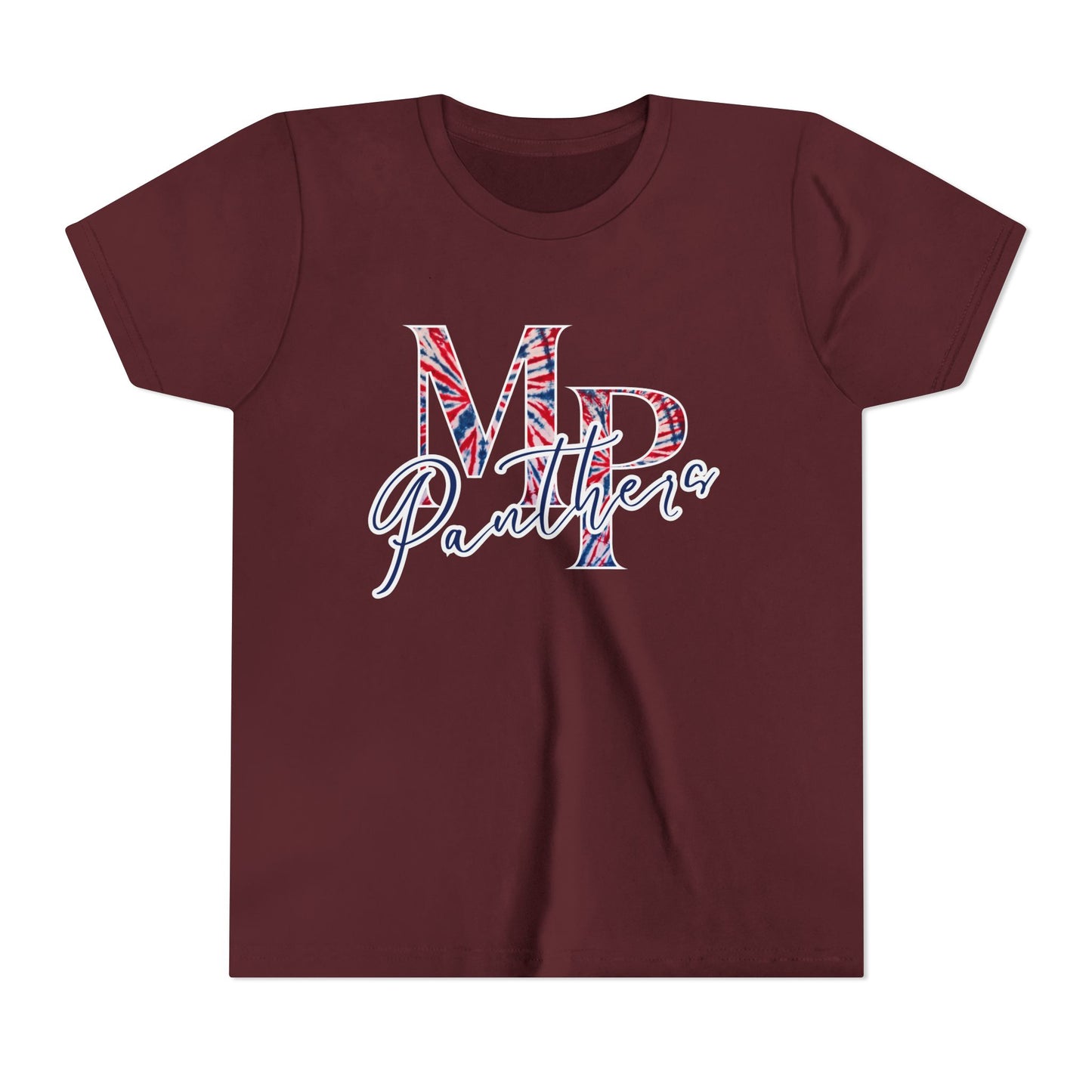 Miller Place Panthers Tie Dye MP- Youth Tee with Panther Print