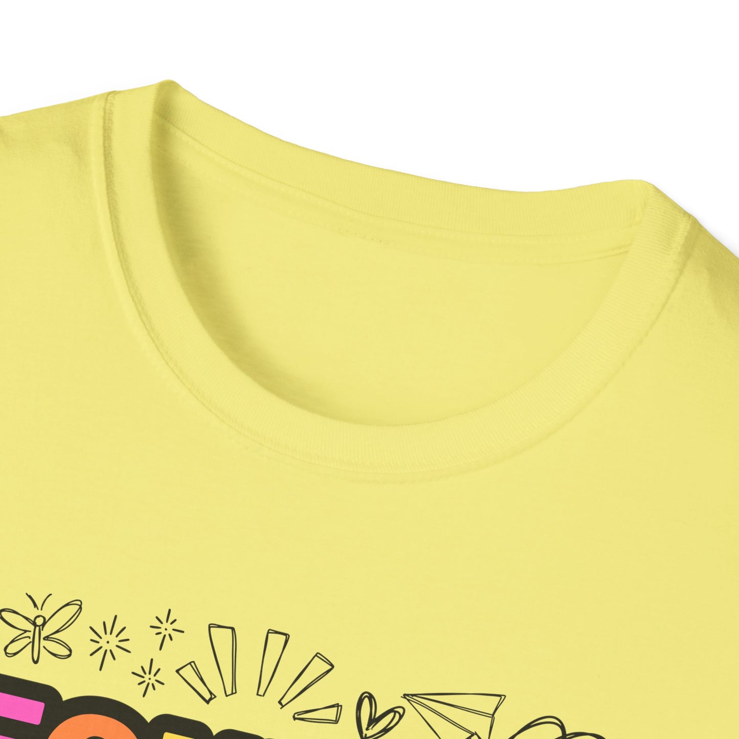 Dream Team- 4th Grade- Unisex Softstyle T-Shirt- Teacher Life
