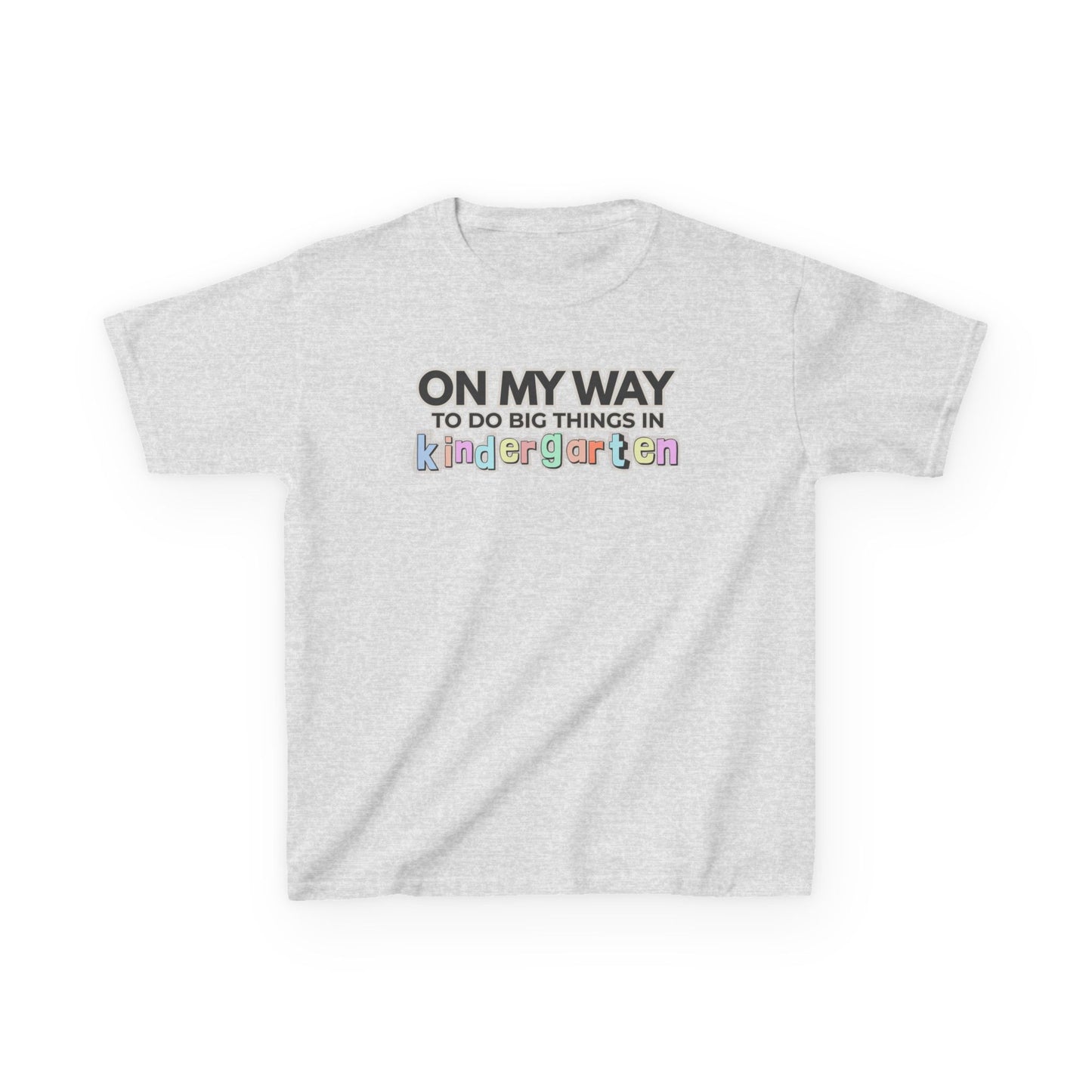 Big Things in Kindergarten- Kids Back to School Shirt