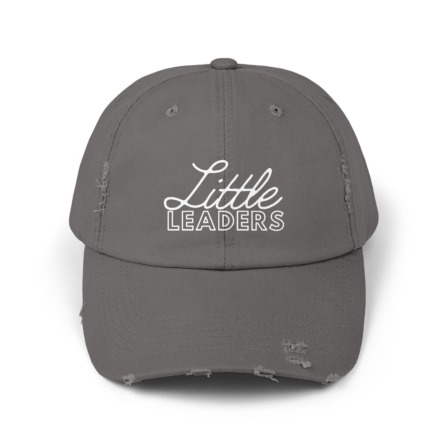 Little Leaders Unisex Distressed Baseball Cap
