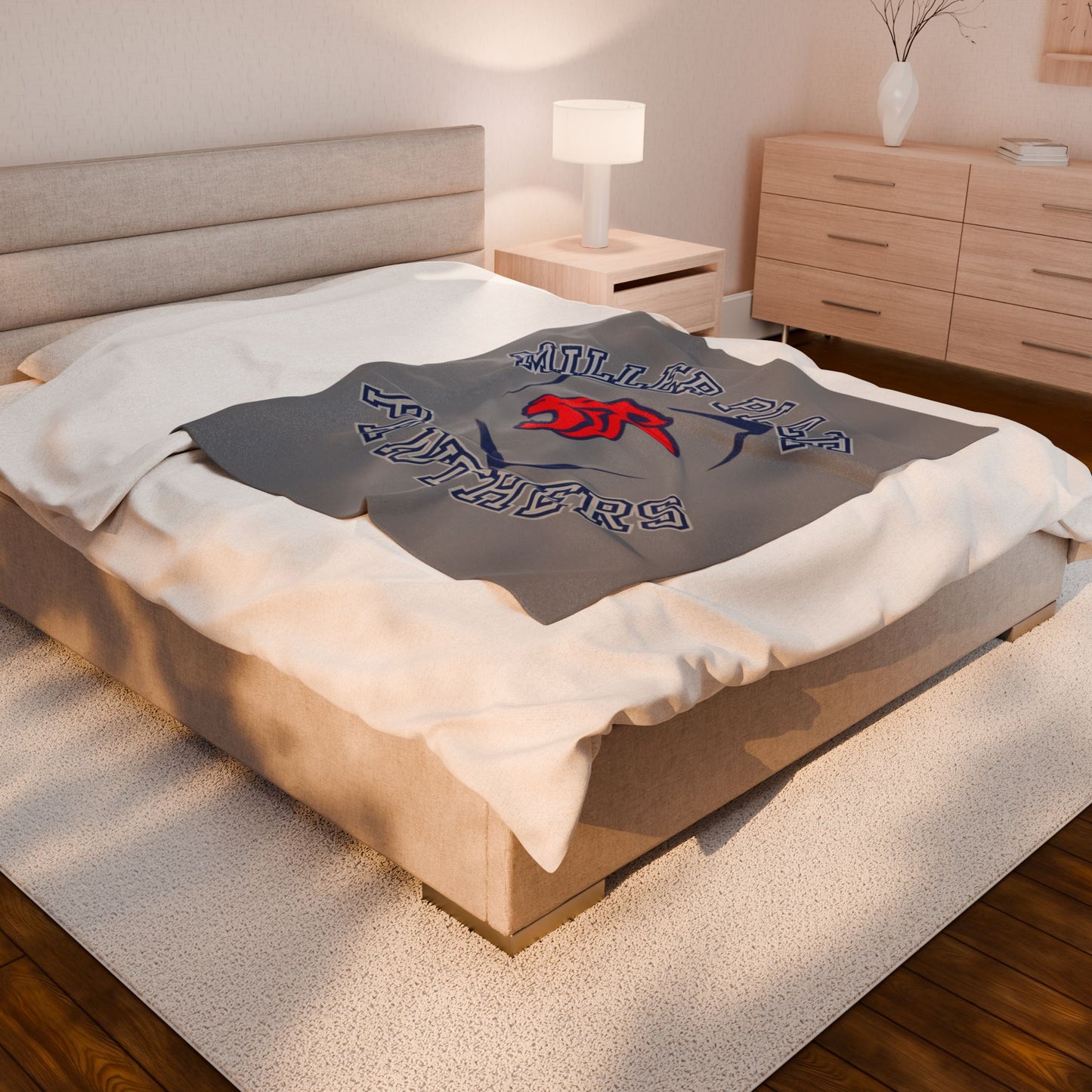 MP Baseball Velveteen Plush Blanket - Cozy Team Spirit Throw