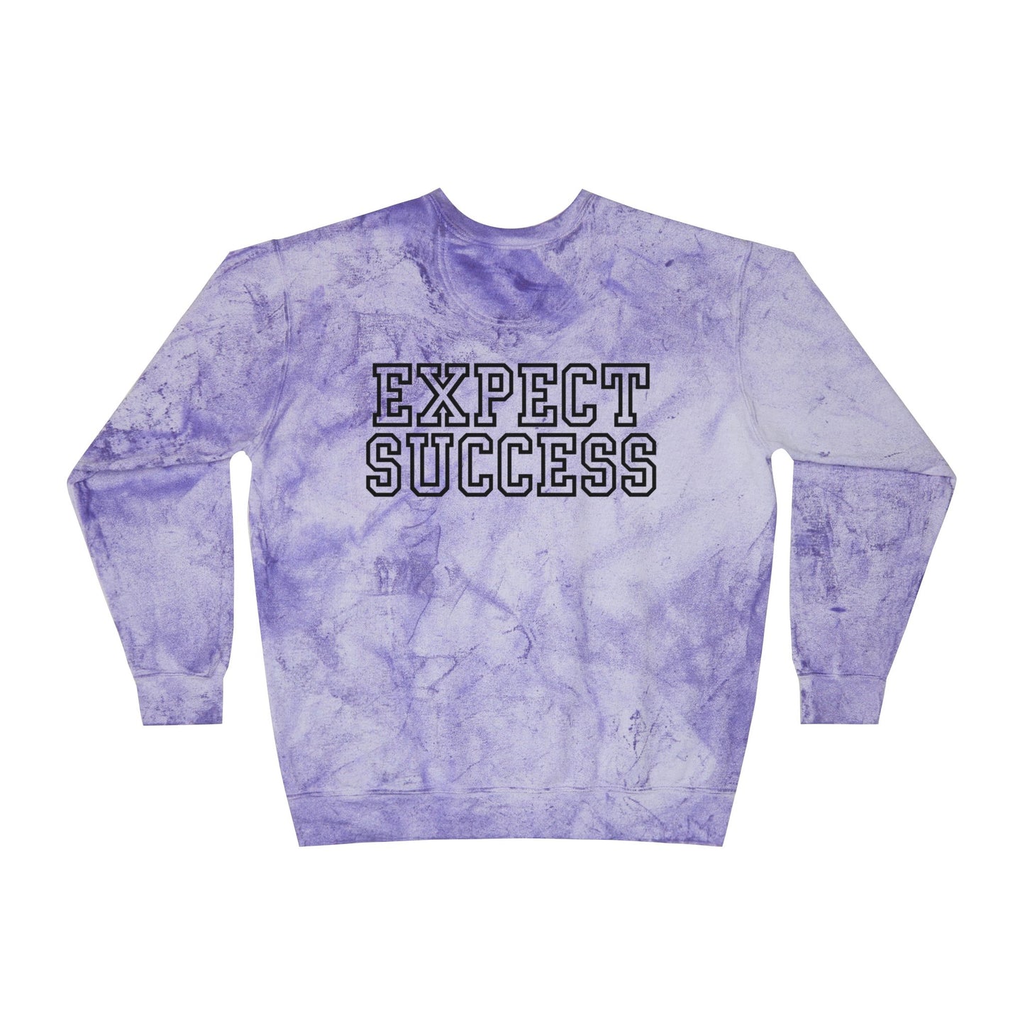 WFE Color Blast Crewneck Sweatshirt for School Spirit | 'Expect Success'