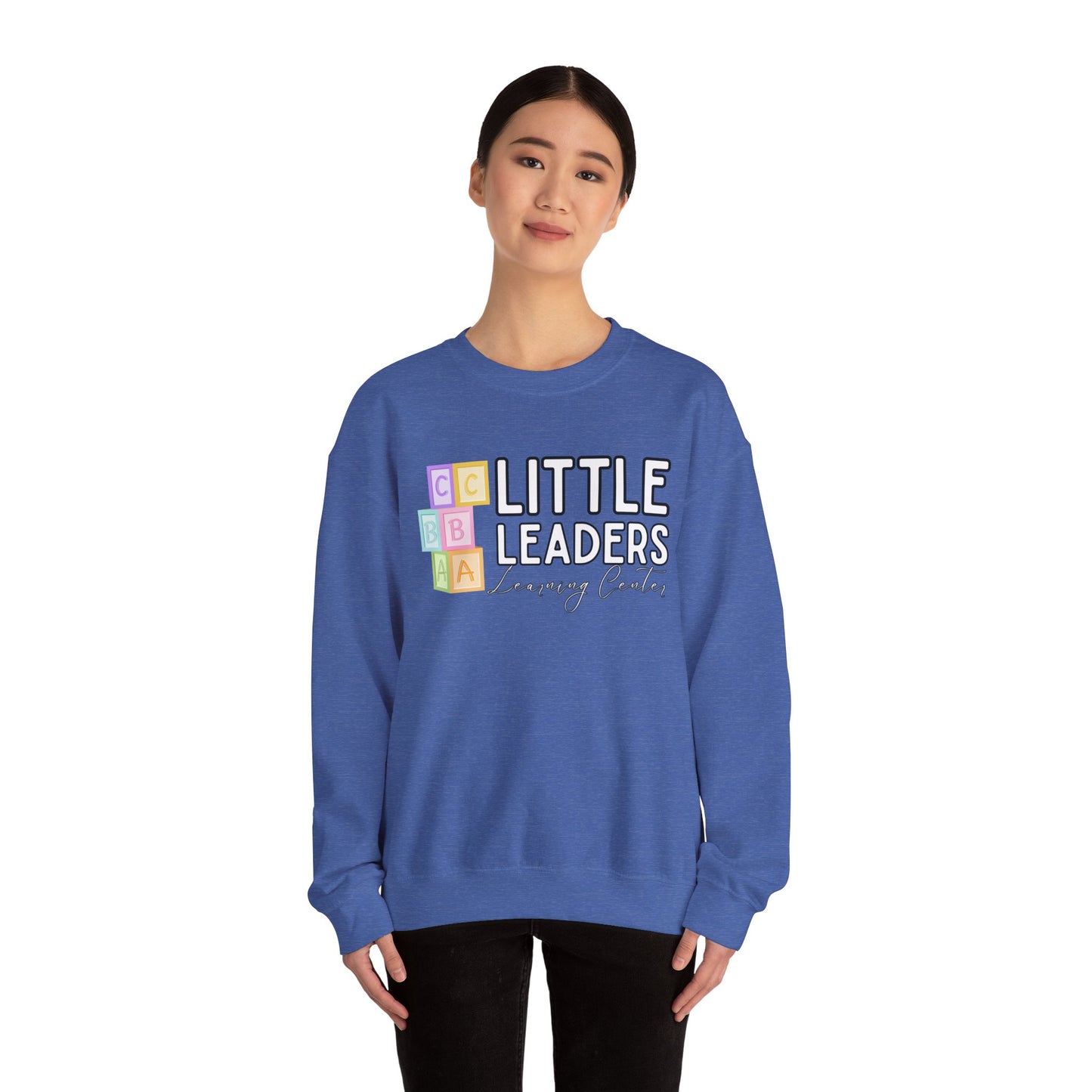 Little Leaders w/ Blocks Crewneck Unisex Sweatshirt