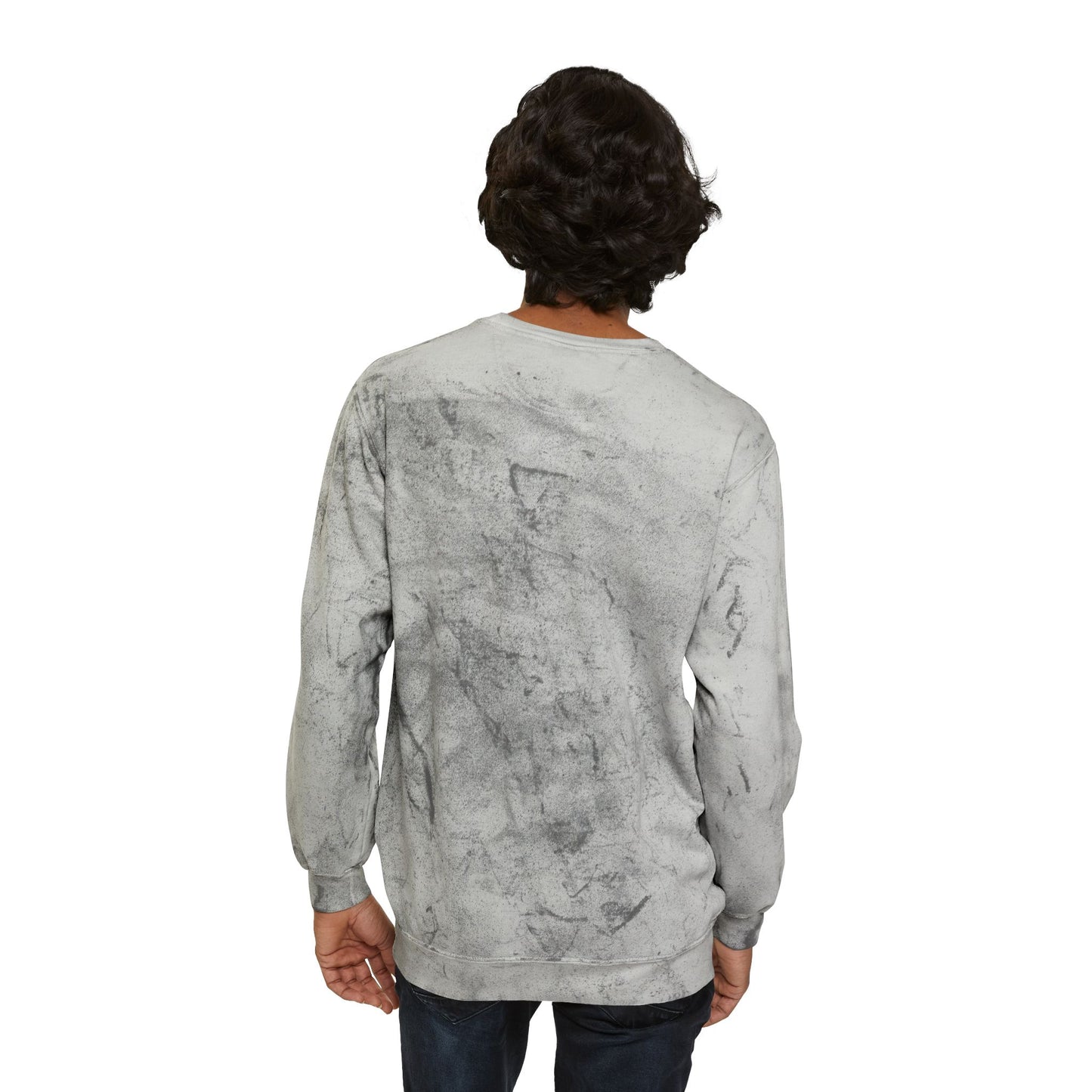 Floyd Strong (no back) Color Blast Crewneck Sweatshirt for School Spirit