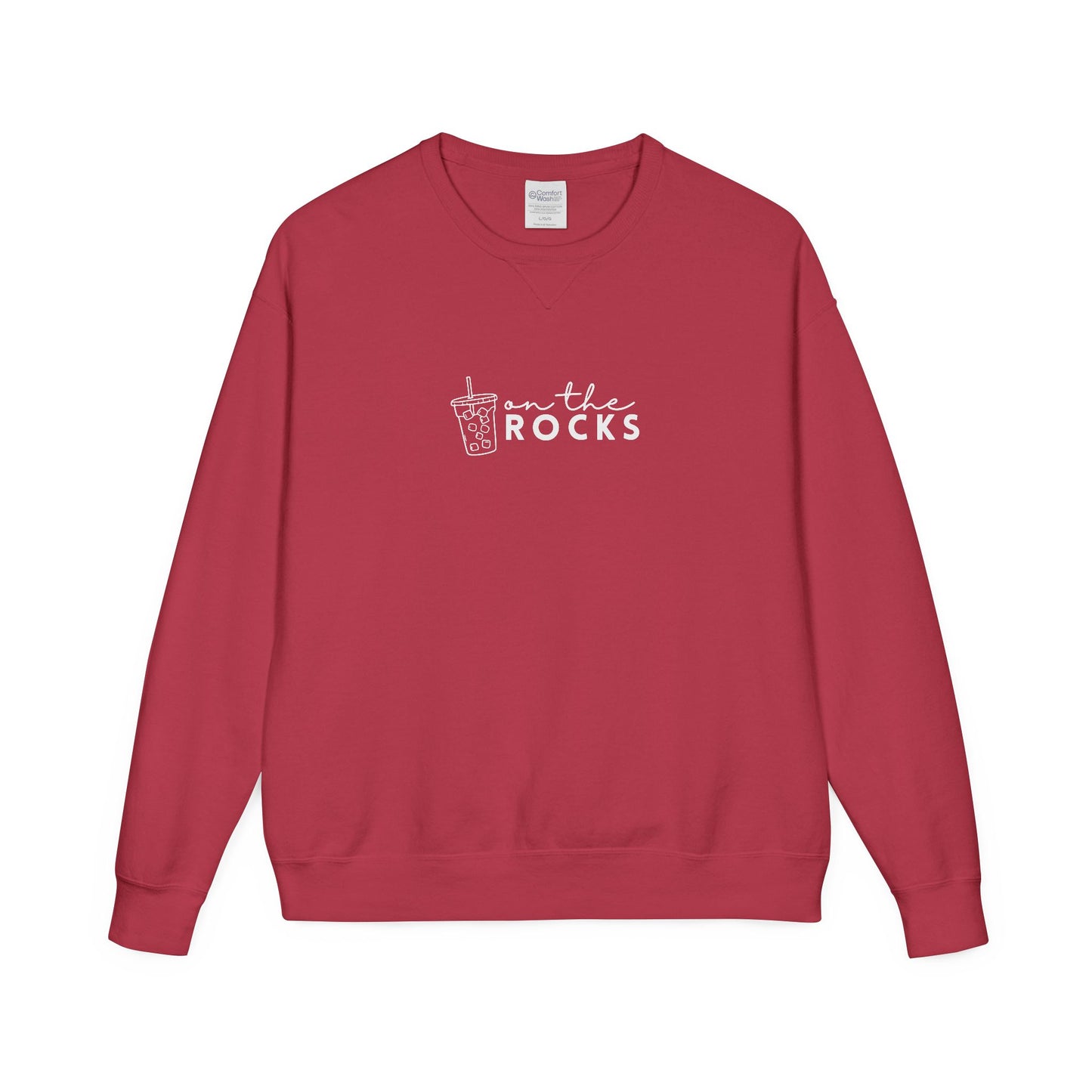 Coffee Lovers Garment Dyed Sweatshirt, Iced Coffee Club Apparel