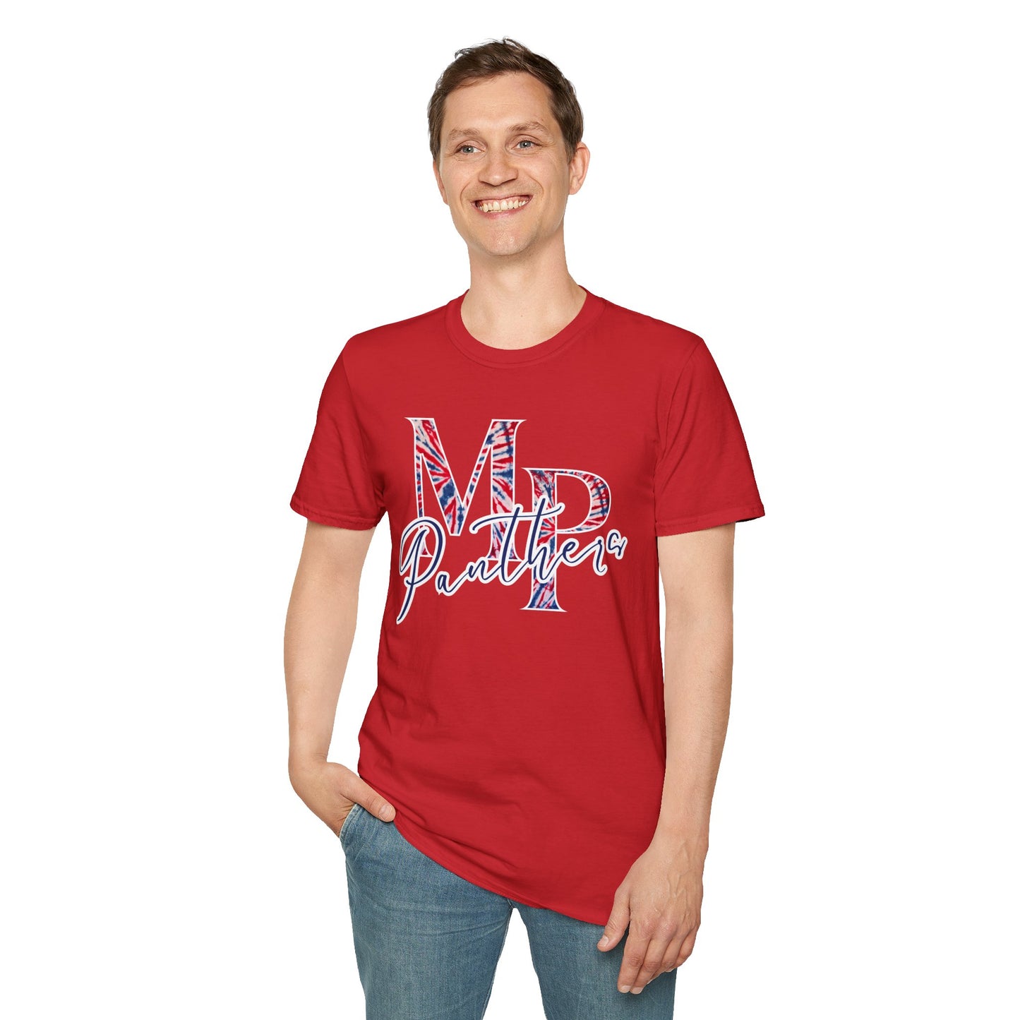Miller Place Panther Tie Dye Unisex Graphic T-Shirt