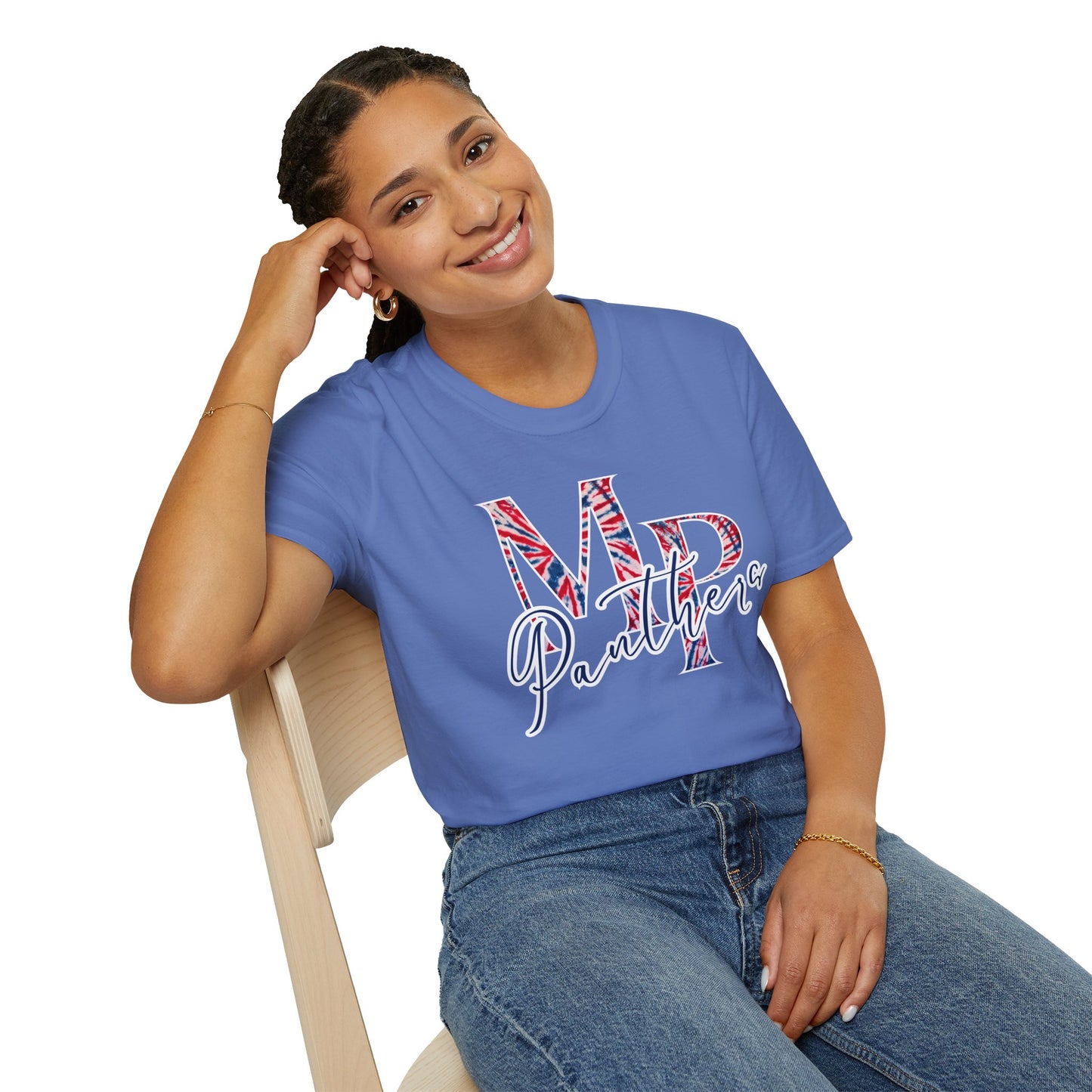 Miller Place Panther Tie Dye Unisex Graphic T-Shirt