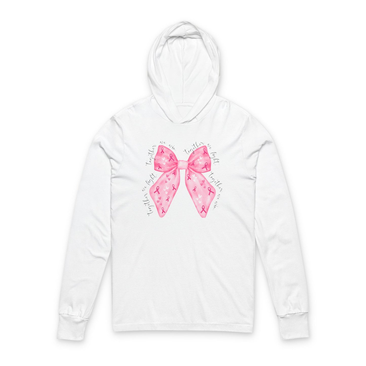 Together We Fight- Breast Cancer Awareness Hoodie - Unisex Long Sleeve