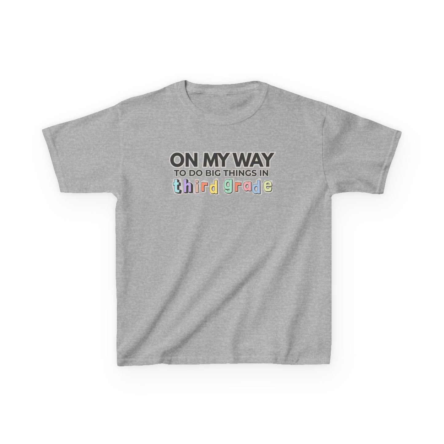 Big Things in 3rd Grade- Kids Back to School Shirt
