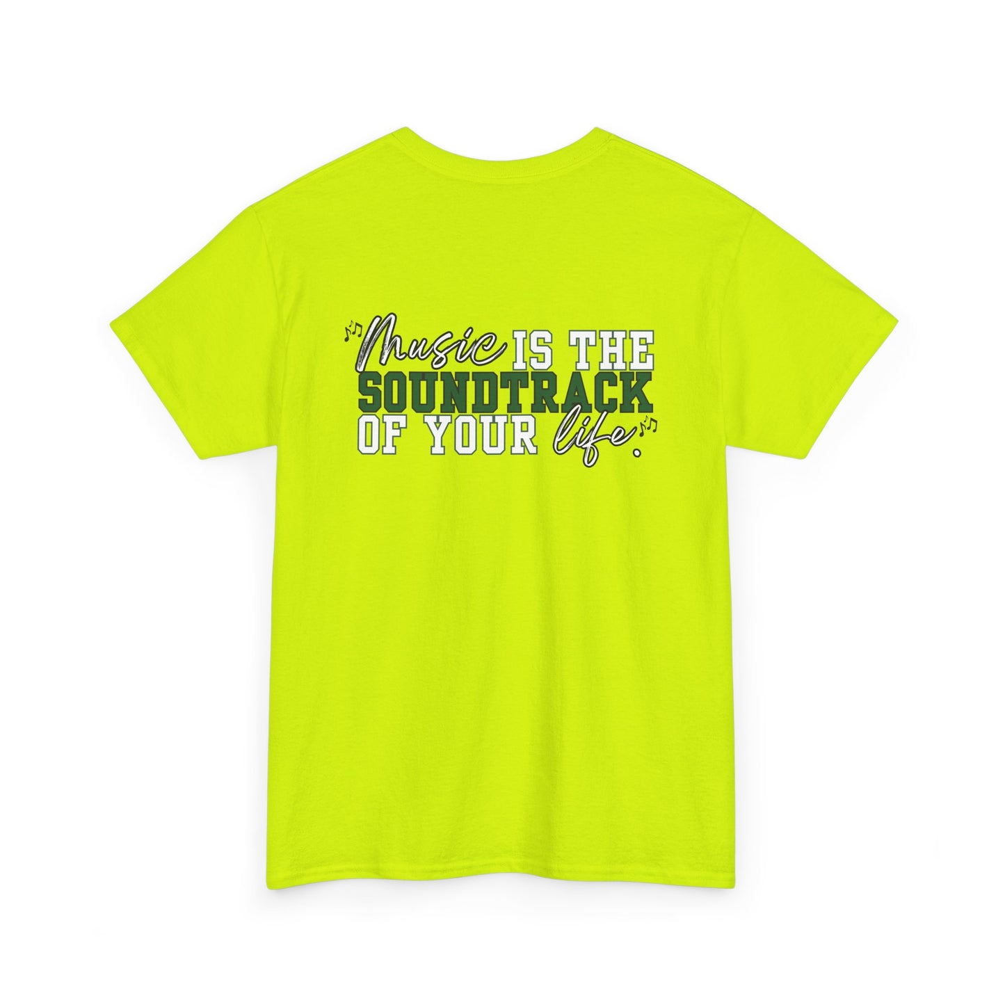 Floyd Music Heavy Cotton Tee - "Music is the Soundtrack of Your Life" Unisex T-Shirt- Floyd Strong