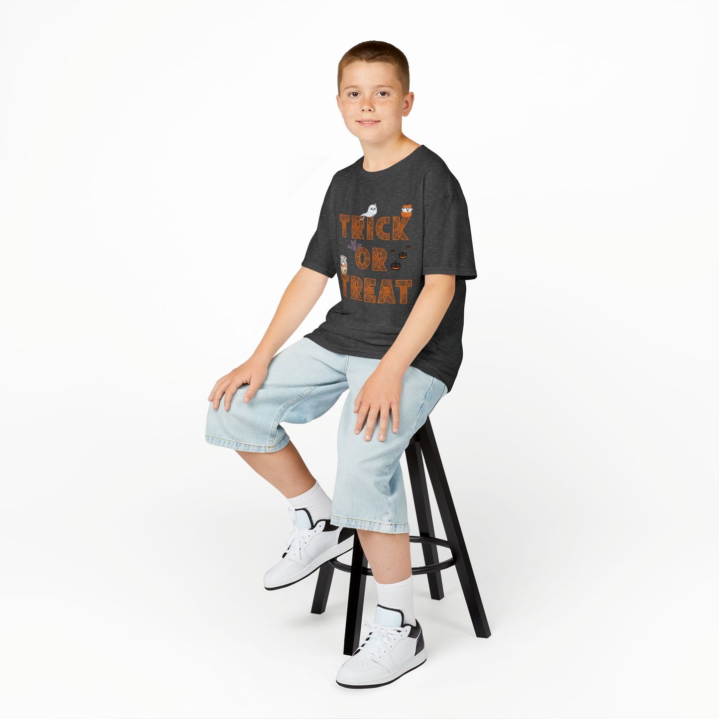 Trick or Treat Kids Tee, Halloween Shirt for Kids