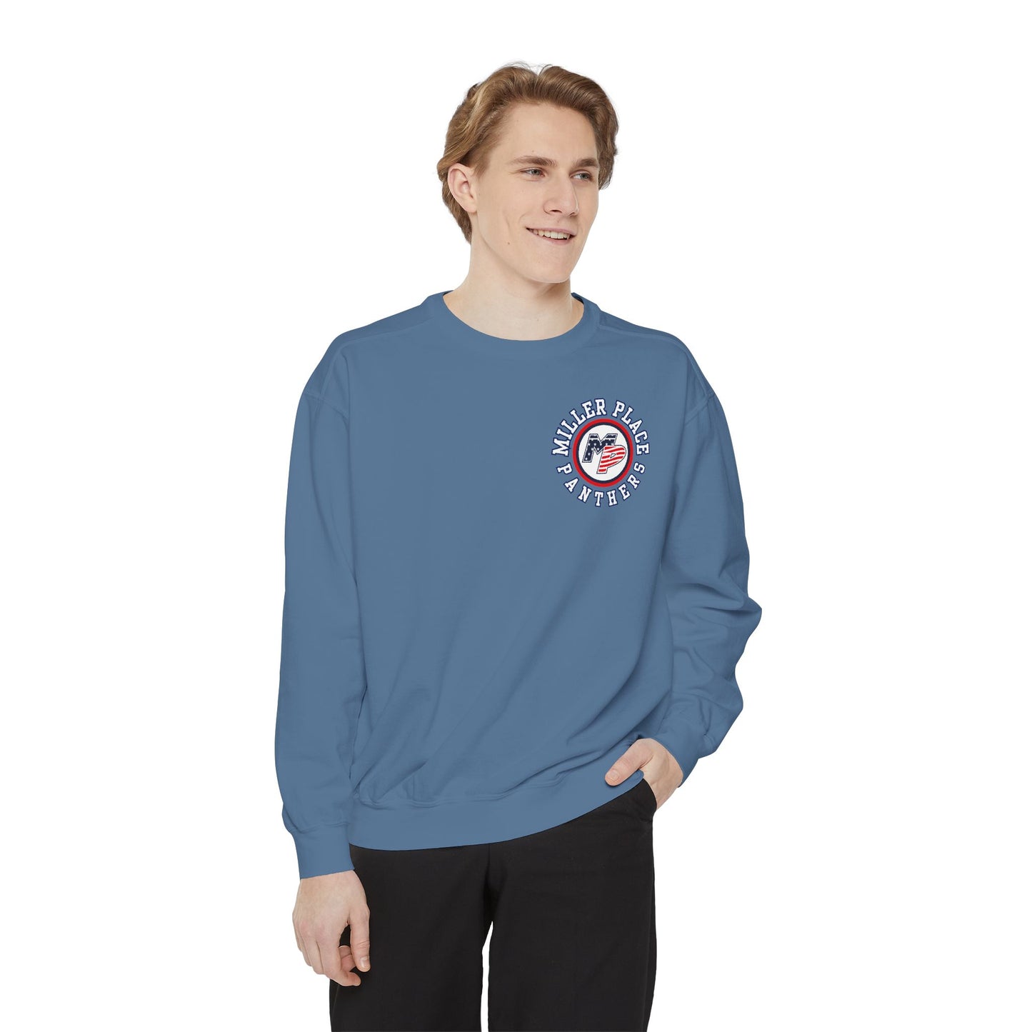 Miller Place Panthers- Unisex- Garment Dyed Sweatshirt
