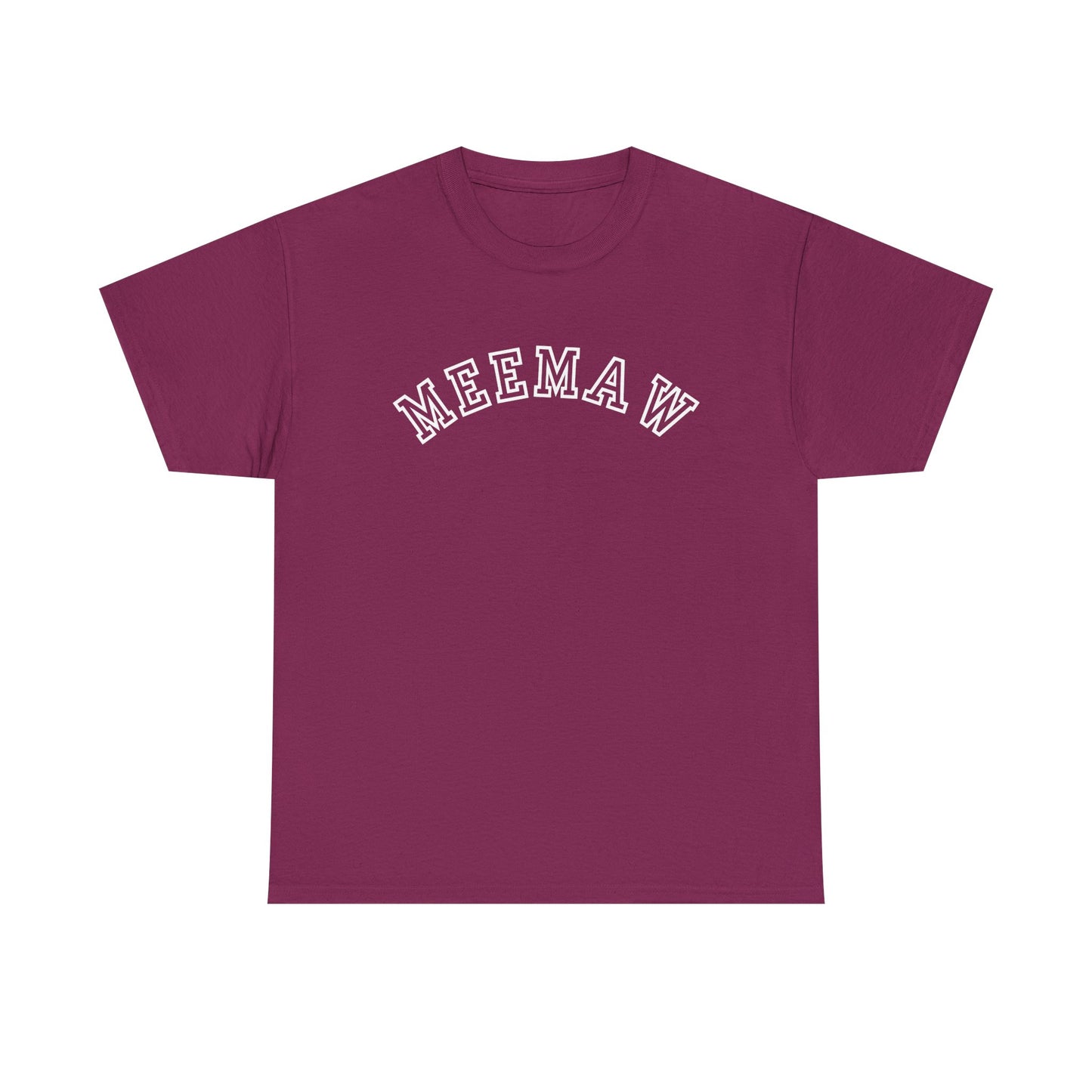Meemaw- Unisex Heavy Cotton Tee - Comfortable Everyday Wear- Motherhood