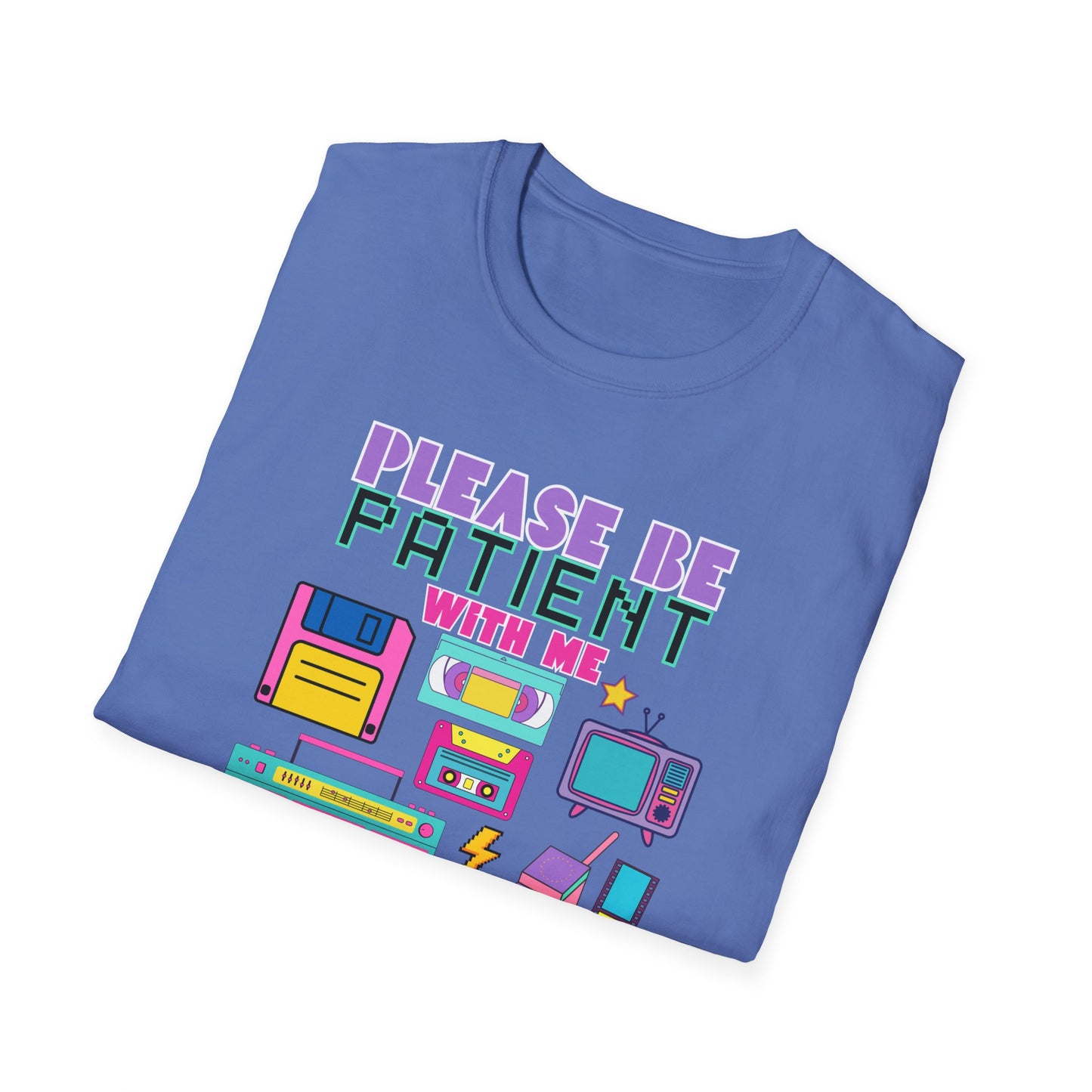 Retro 90's T-Shirt - Please Be Patient, Teacher Vintage- Unisex Graphic Tee