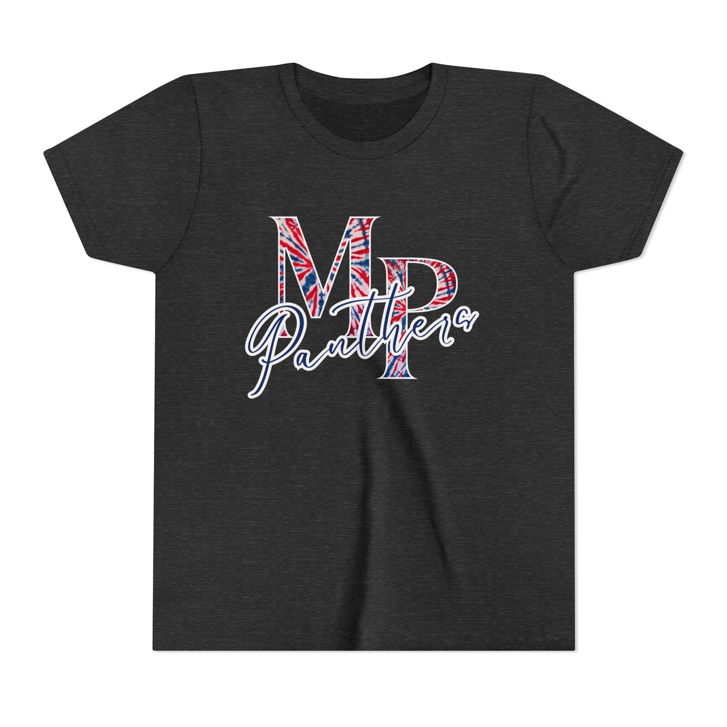 Miller Place Panthers Tie Dye MP- Youth Tee with Panther Print