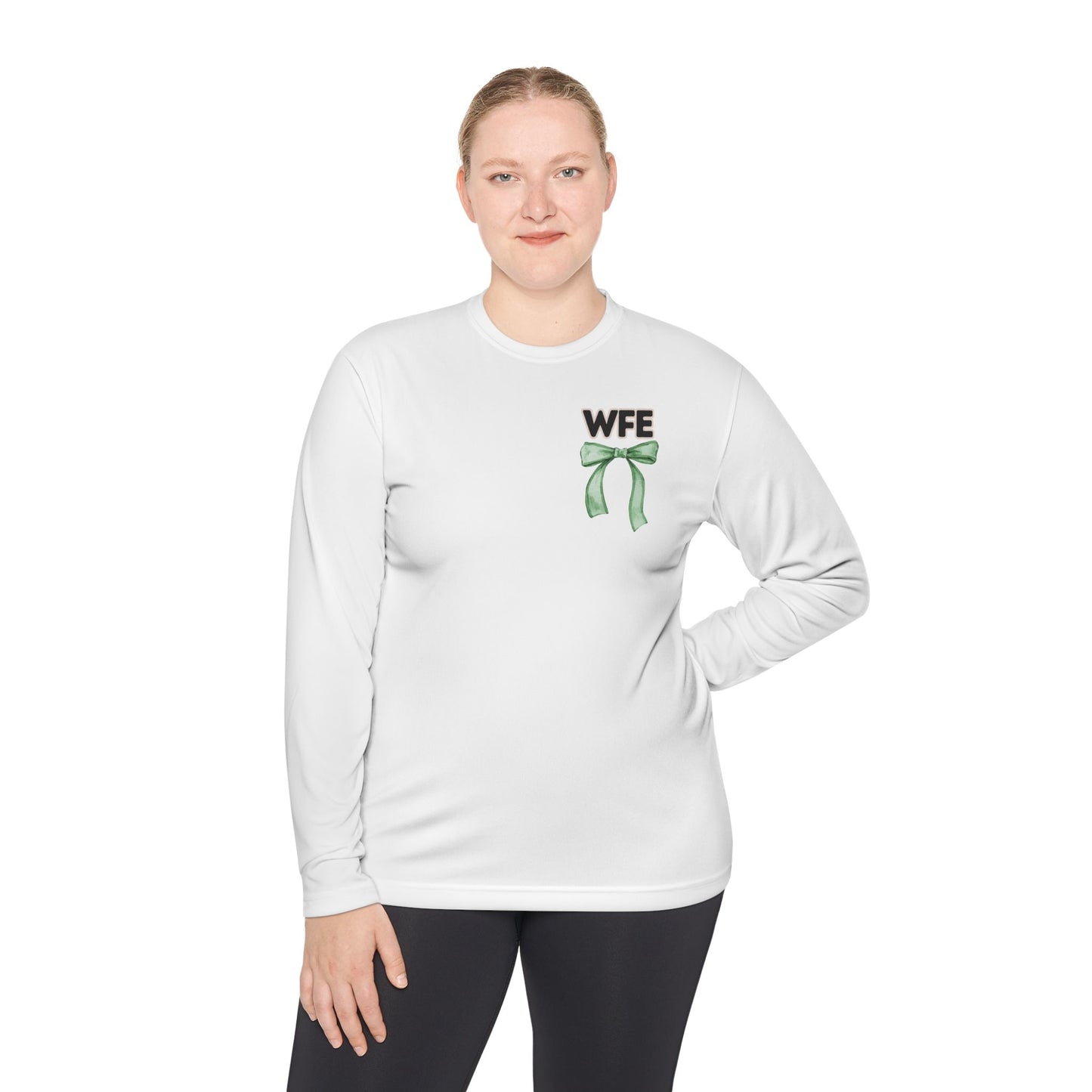 WFE Teacher Bow Long Sleeve Tee