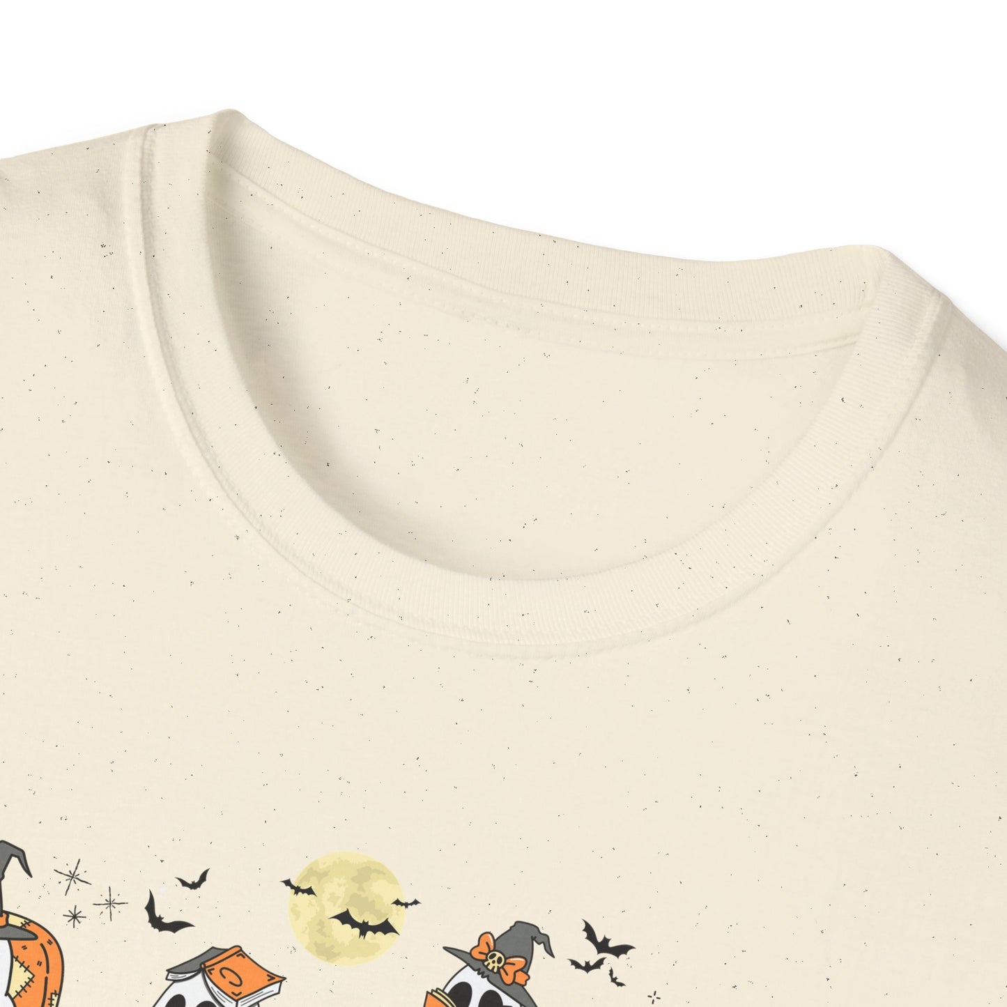 Reading Ghosts- Spooky Season, Unisex Softstyle Tee