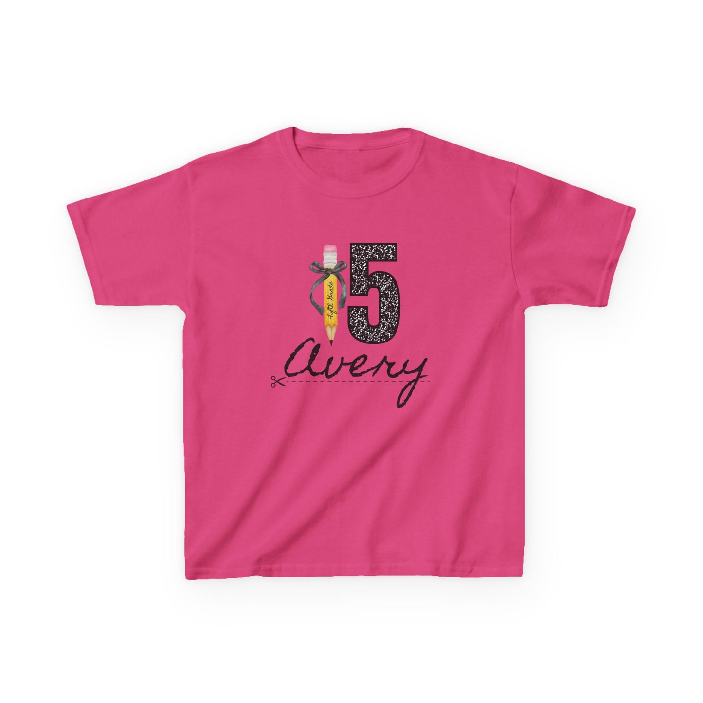 5th Grade- Personalized Kids Tee - Back to School