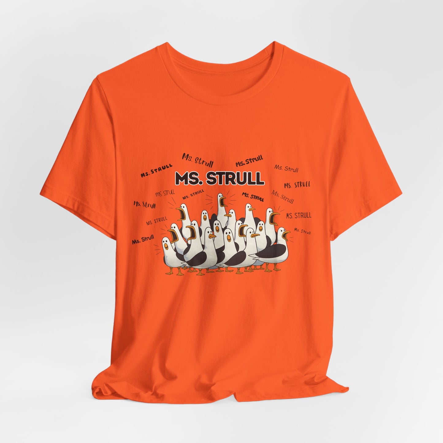 Mrs. Strull Penguin Choir T-Shirt — Funny Teacher Personalized Tee