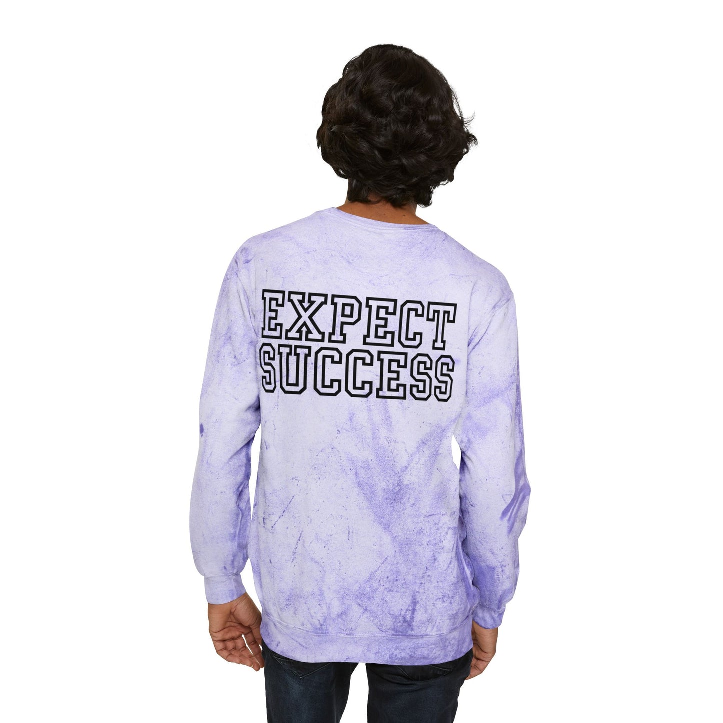 Unisex Color Blast Crewneck Sweatshirt - Expect Success for WFE