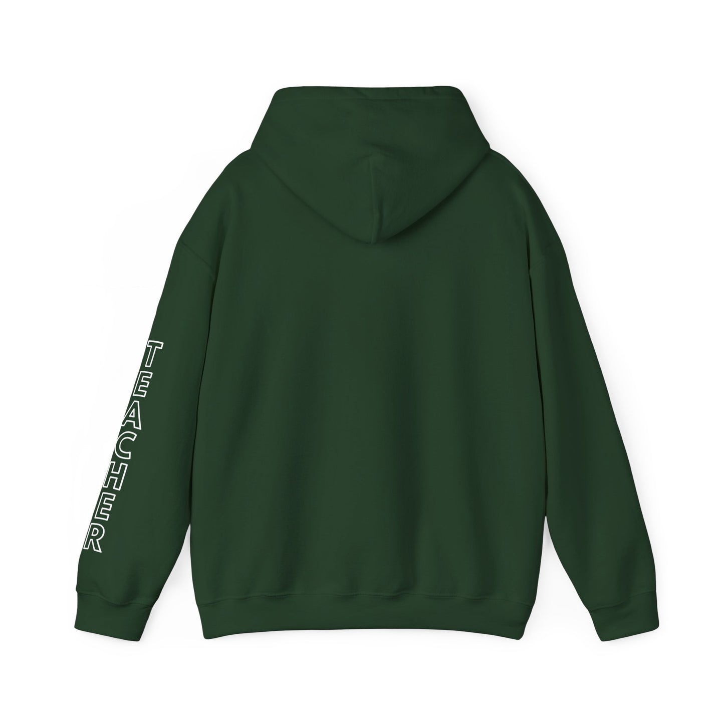 Woodhull Teacher Simple Design Hoodie w/ Teacher on Sleeve - Cozy Unisex Sweatshirt